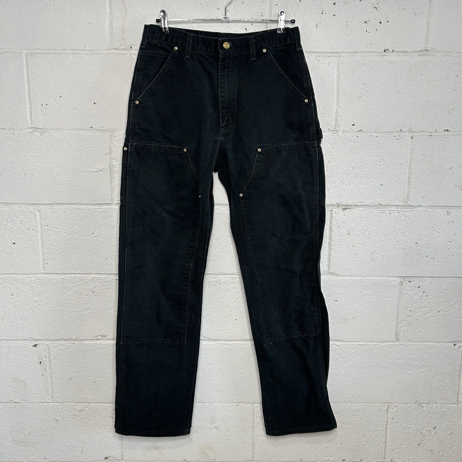 Vintage Carhartt DoubleKnee Carpenter Pants “Black” B01 BLK