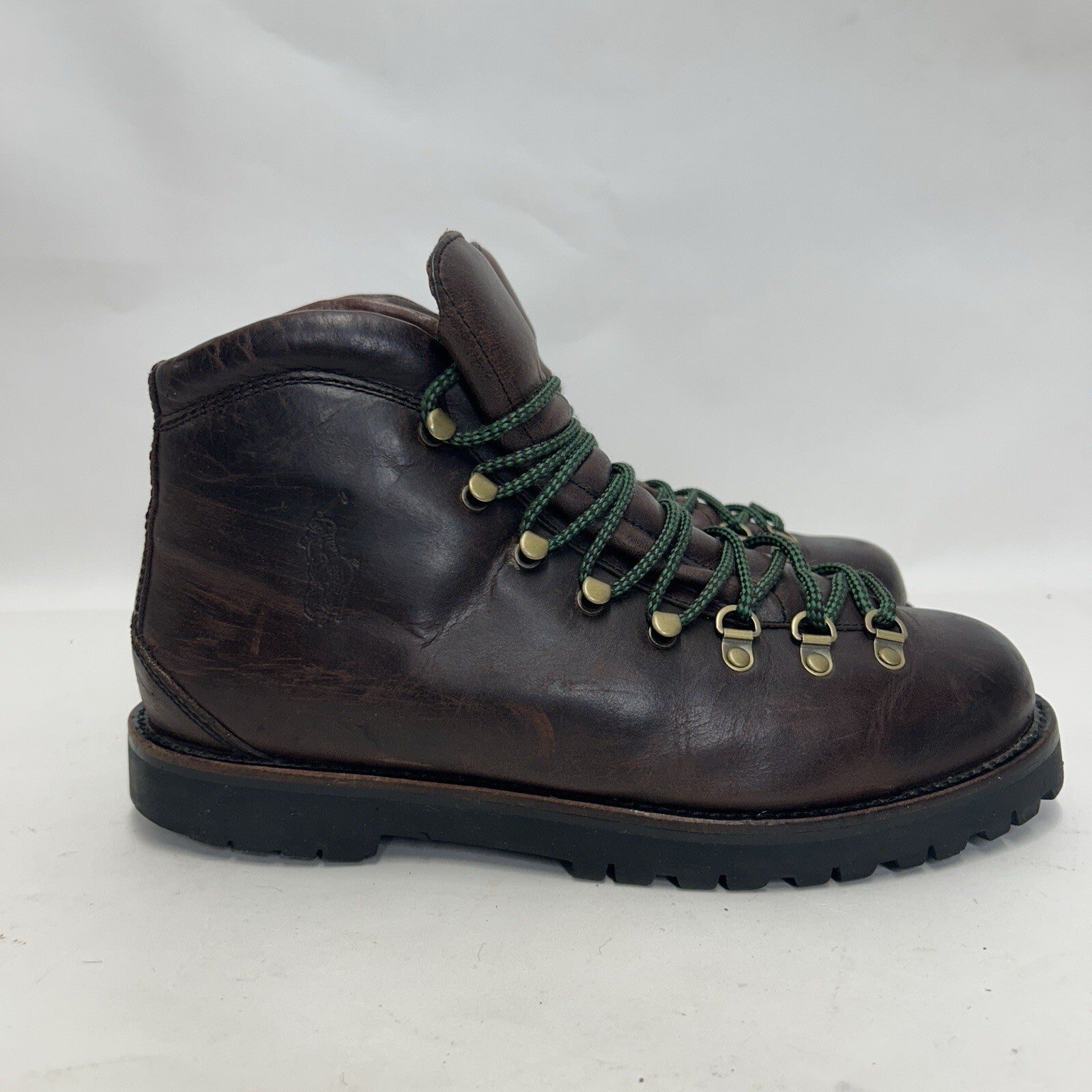 Vintage Polo Ralph Lauren Acworth Calf Leather Hiking Boots “Brown” Men’s 10.5D