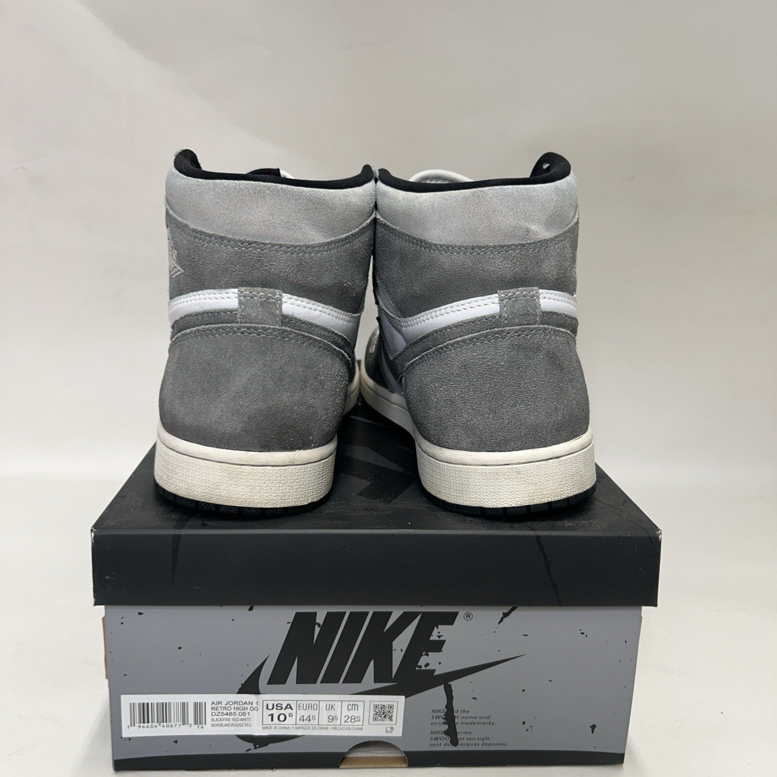 Nike Air Jordan 1 Retro High OG “Washed Black Smoke Grey” DZ5485-051 Men’s 10.5
