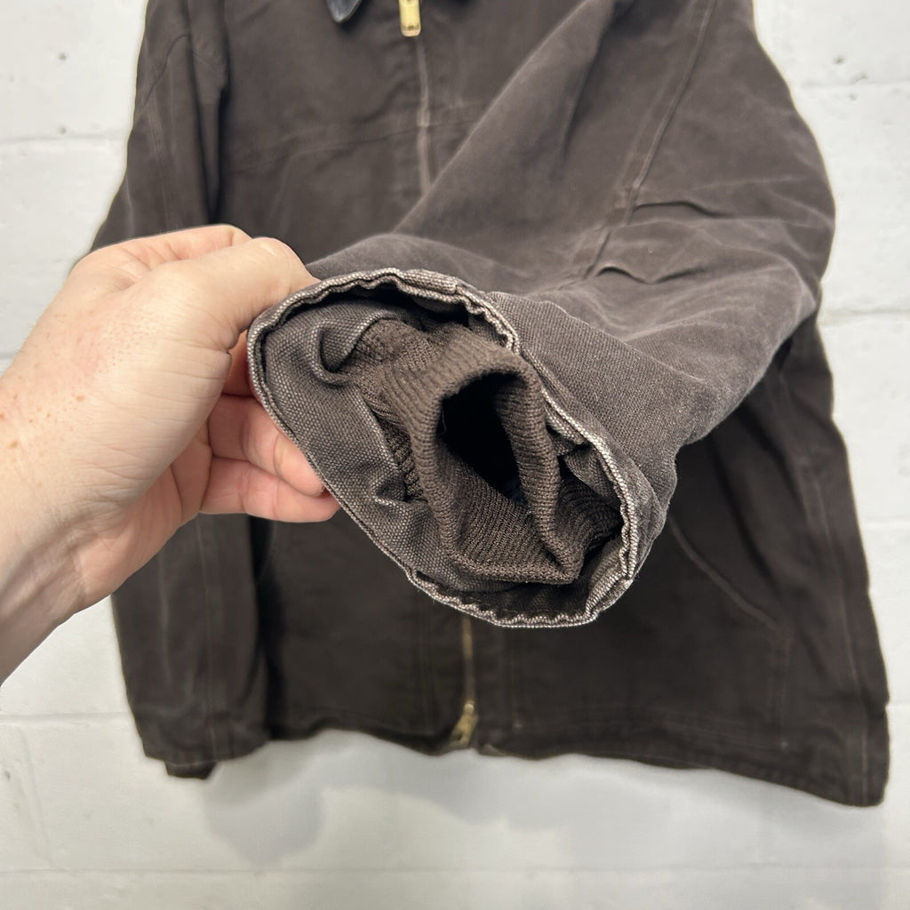 Vintage Carhartt Sherpa-Lined Ridge Jacket “Dark Brown” C61 DKB Men’s X-Large