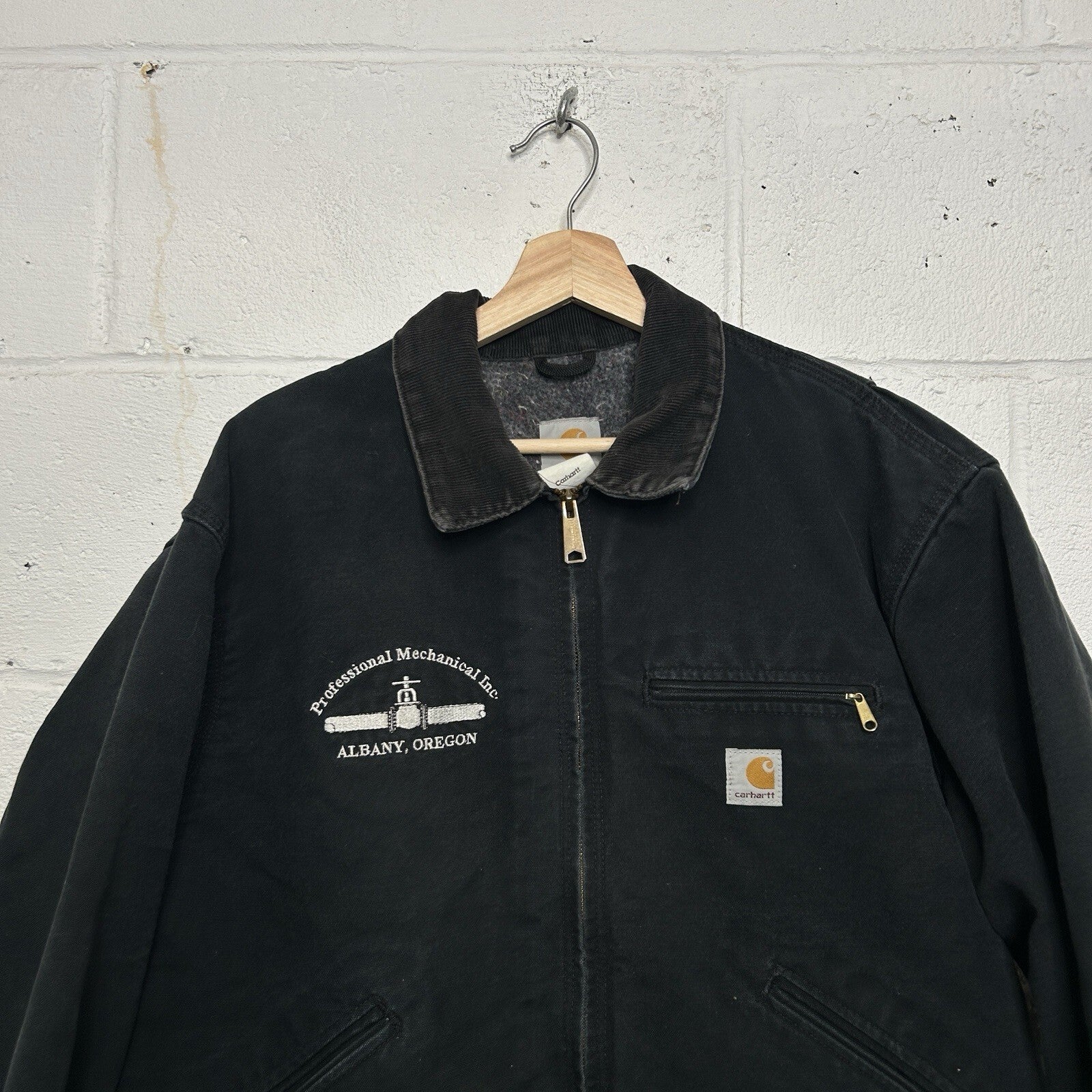 Vintage Carhartt Blanket-Lined Detroit Jacket “Black” J01 BLK Men’s X-Large
