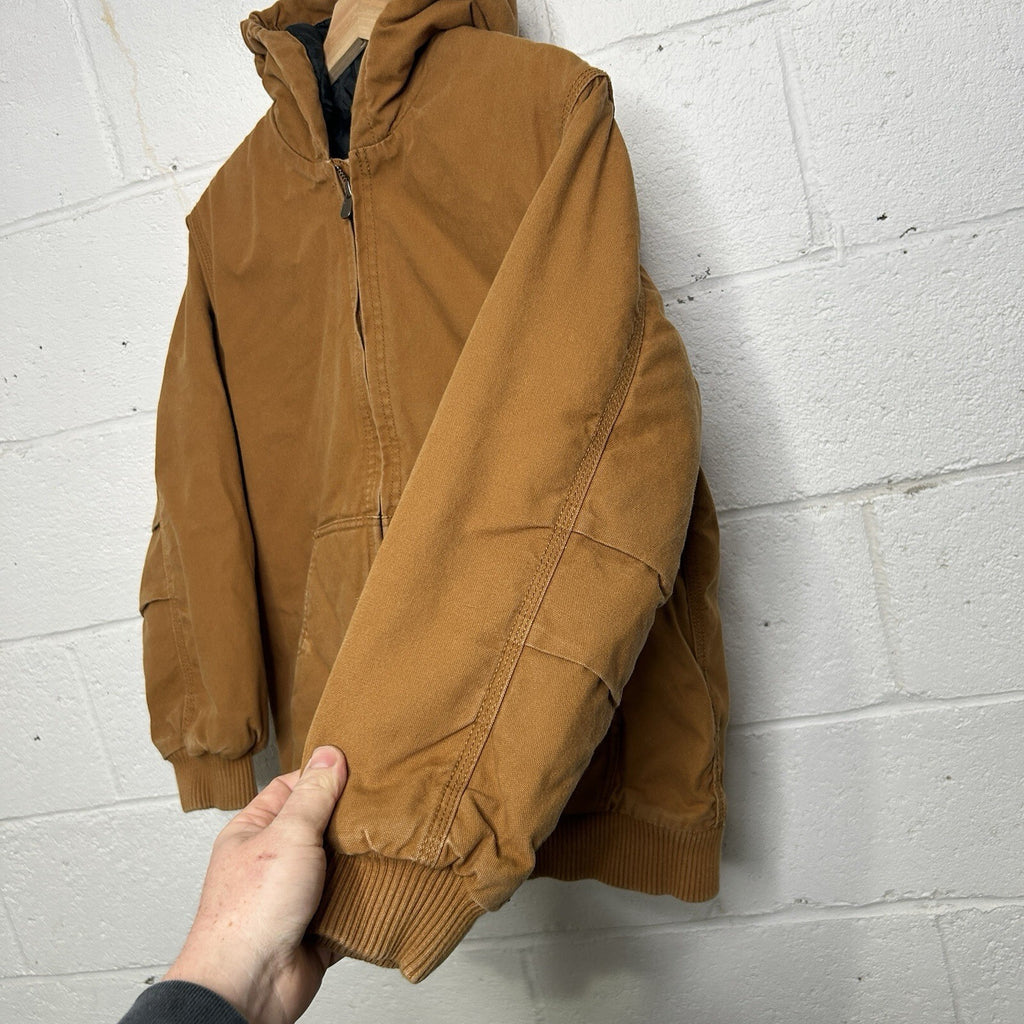 Y2K Carhartt Quilt-Lined Active Jacket “Light Brown” Youth Large/Women’s Small