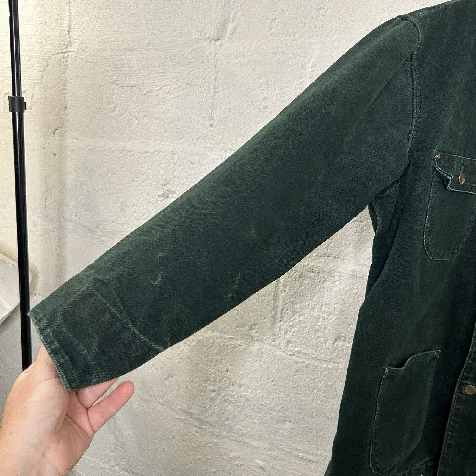 Vintage Carhartt Blanket-Lined Chore Coat “Spruce Green” C02 SPC Men’s Small