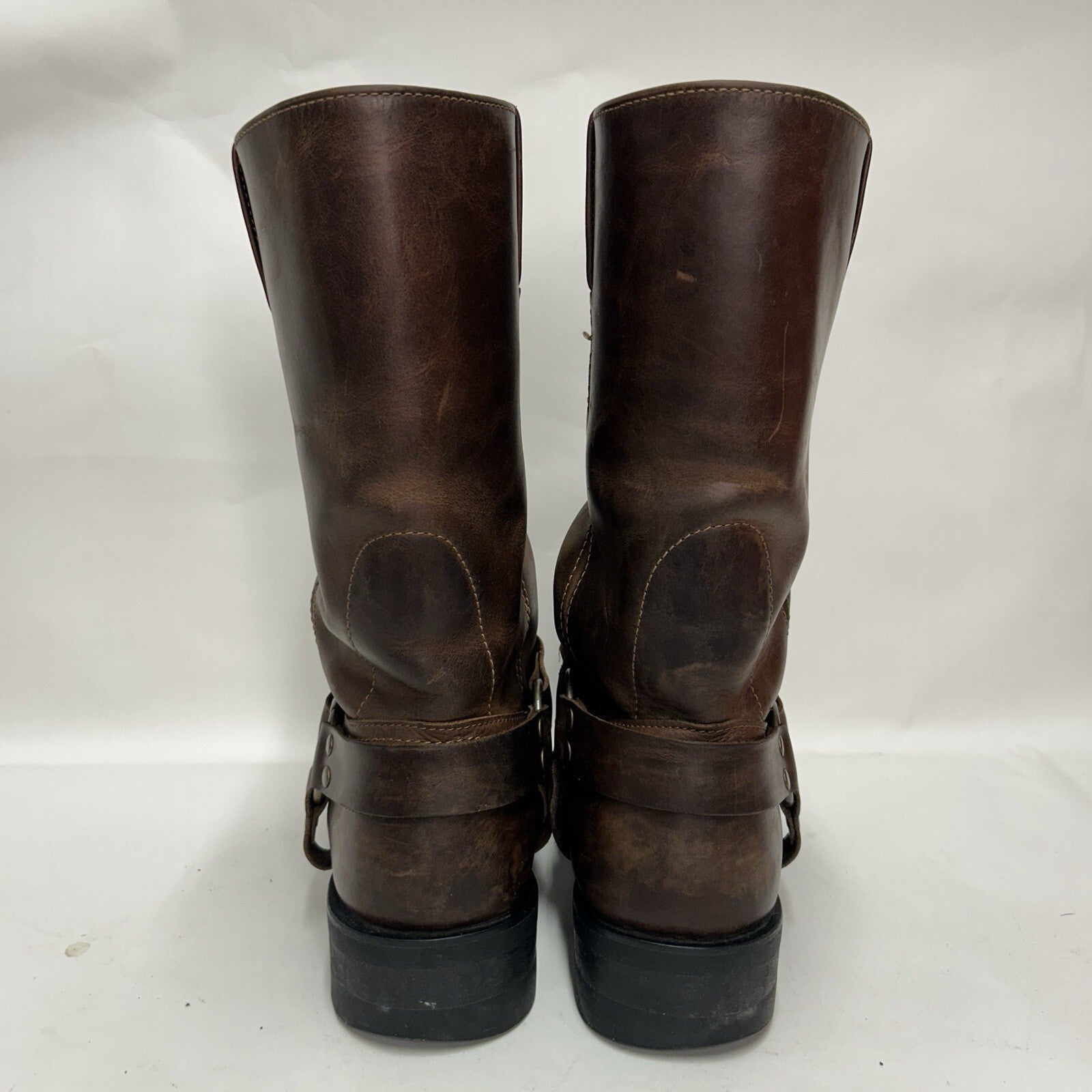 Vintage Harley-Davidson Embroidered Eagle Harness Boots “Brown” Men’s 13