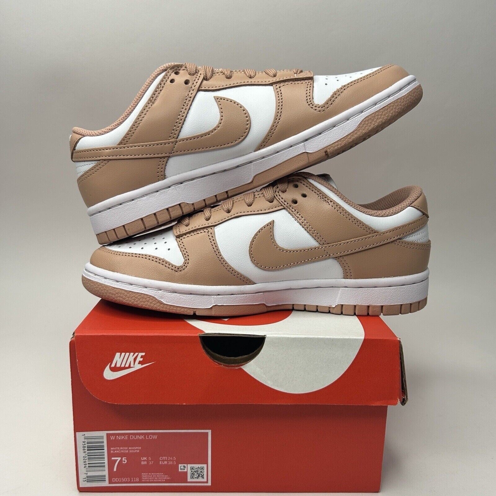 Nike Dunk Low WMNS “Rose Whisper” DD1503-118 Size 7.5W/6M New