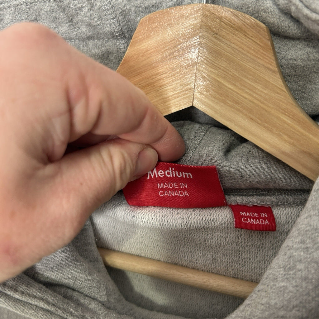 Supreme Disrupt Sweatshirt Hoodie “Grey Pink” SS15 Men’s Medium