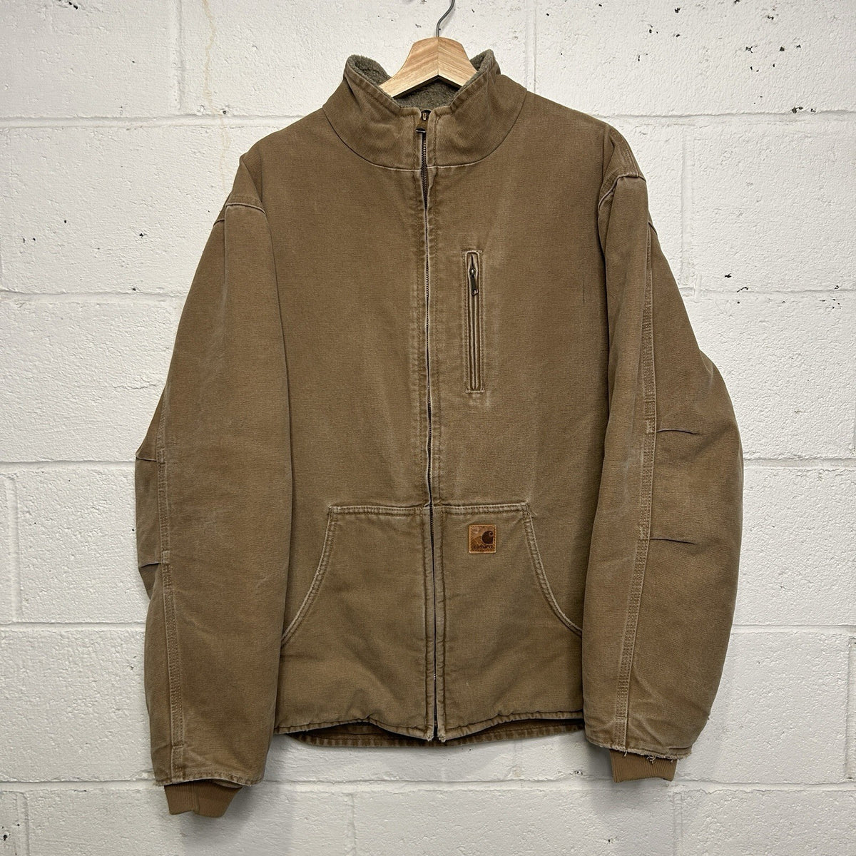 Vintage Carhartt Sandstone Sherpa-Lined Muskegon “Frontier Brown” 100112-903