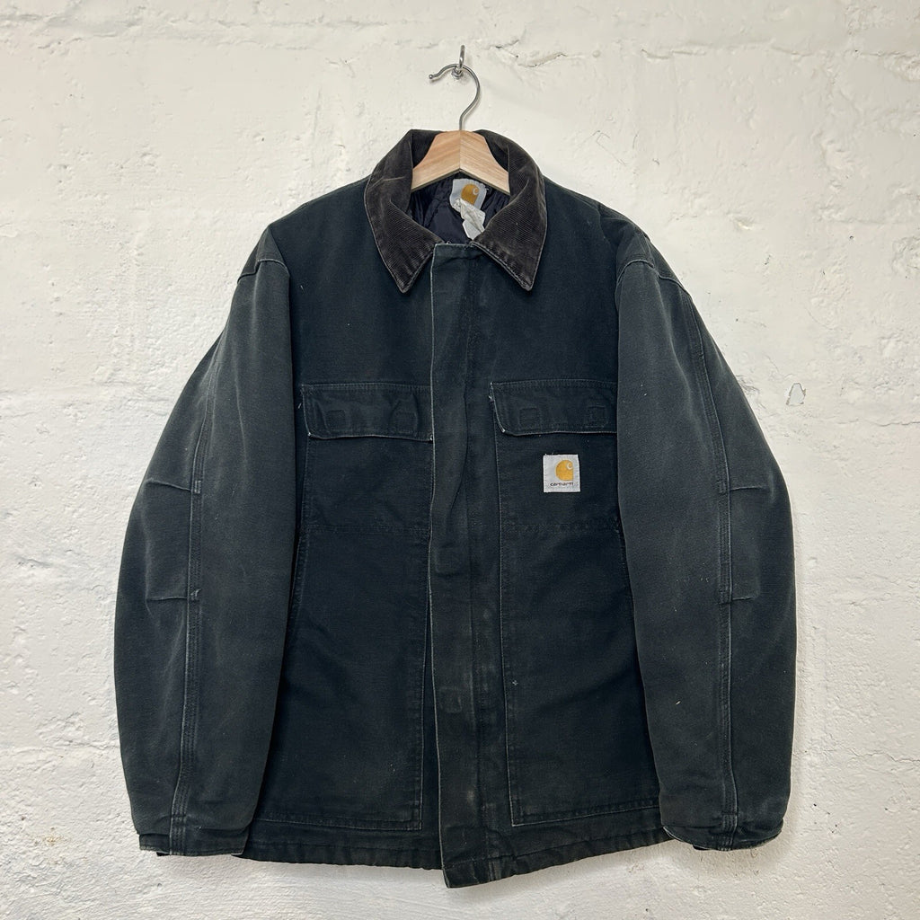 Vintage Carhartt Quilted Artic Jacket “Black” C03 BLK Men’s 42/Large Worn
