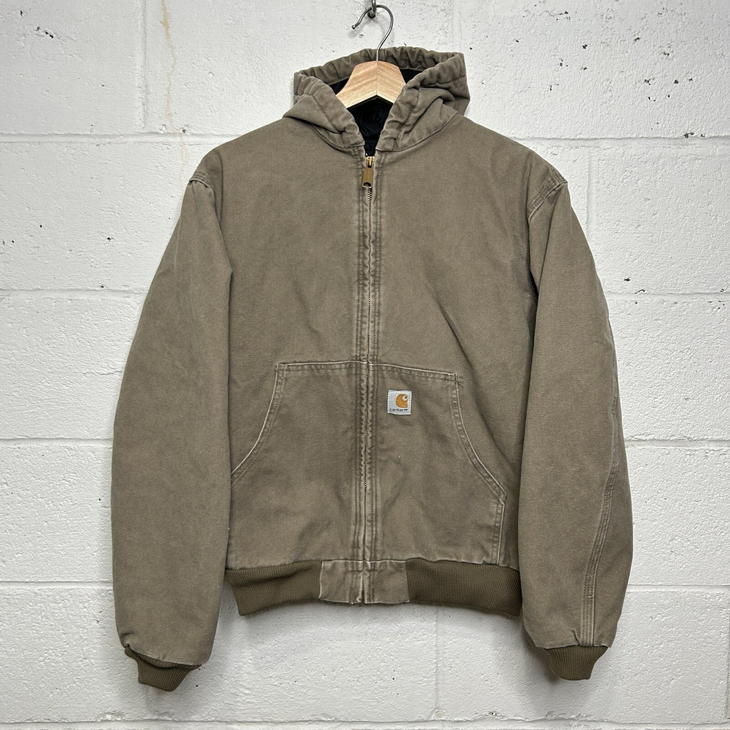 Y2K Carhartt Quilted Hooded Active Jacket “Desert” Y06 DES Youth XL/Women’s XS