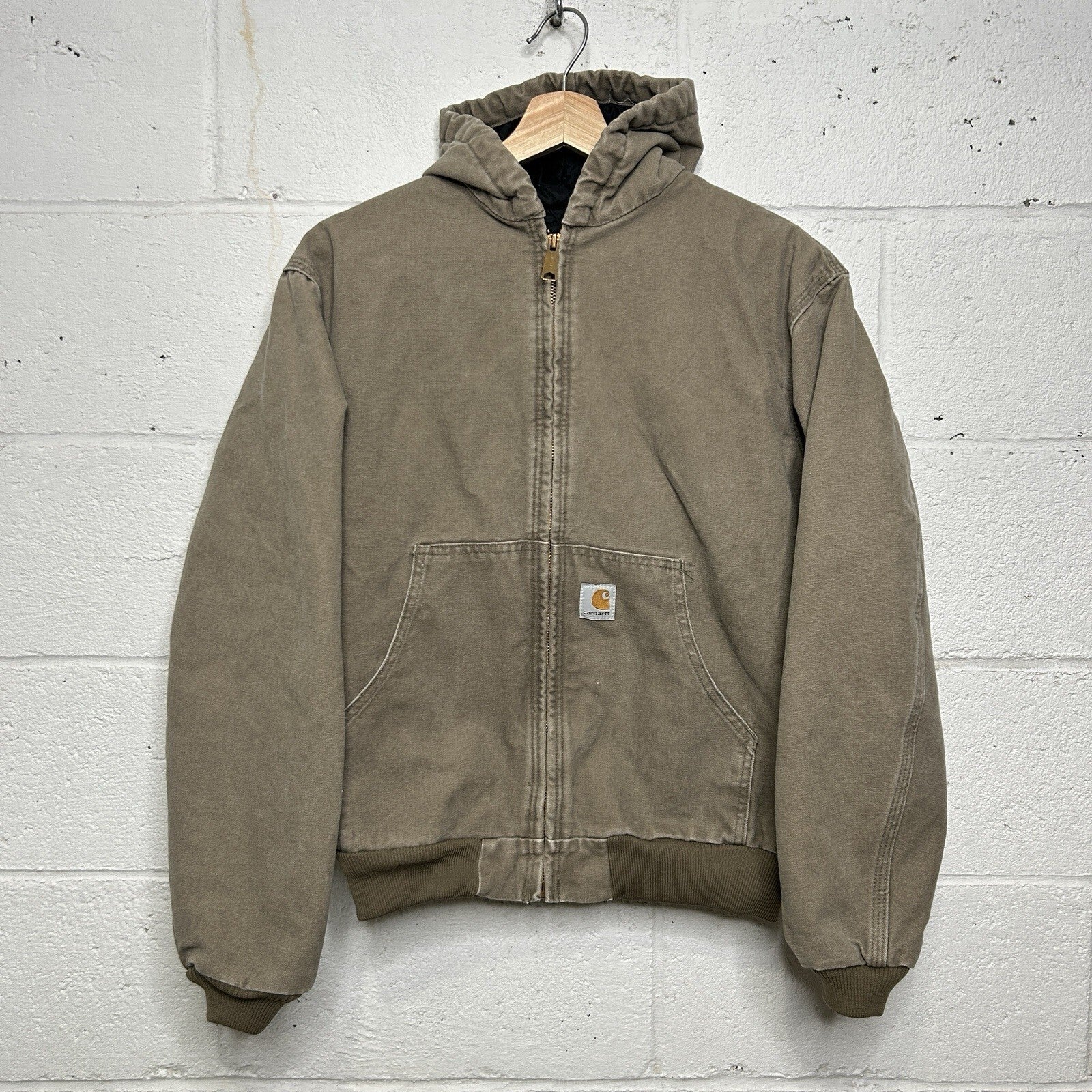 Y2K Carhartt Quilted Hooded Active Jacket “Desert” Y06 DES Youth XL/Women’s XS