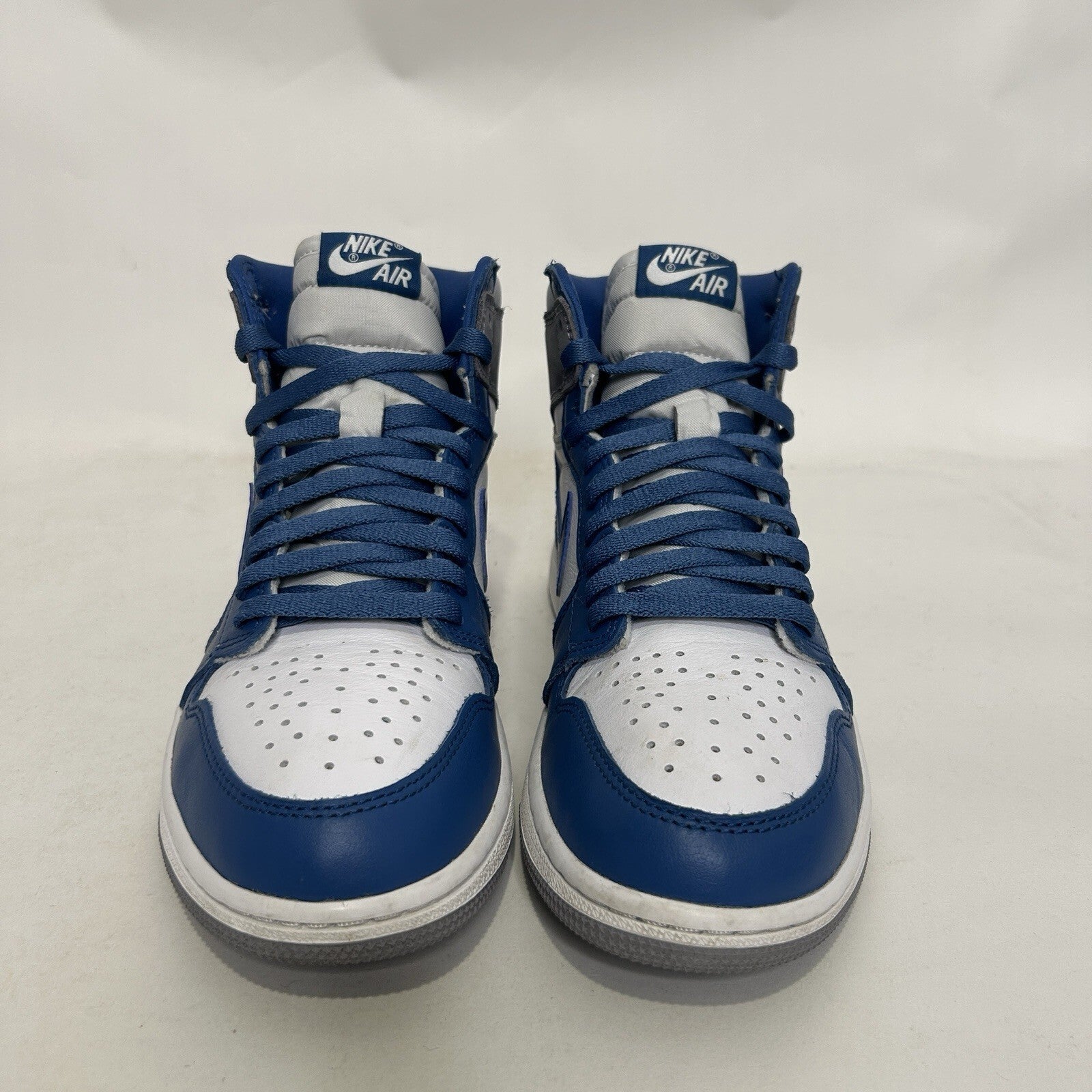 Nike Air Jordan 1 High Retro OG “True Blue White” Sneakers DZ5485-410 Men's 8
