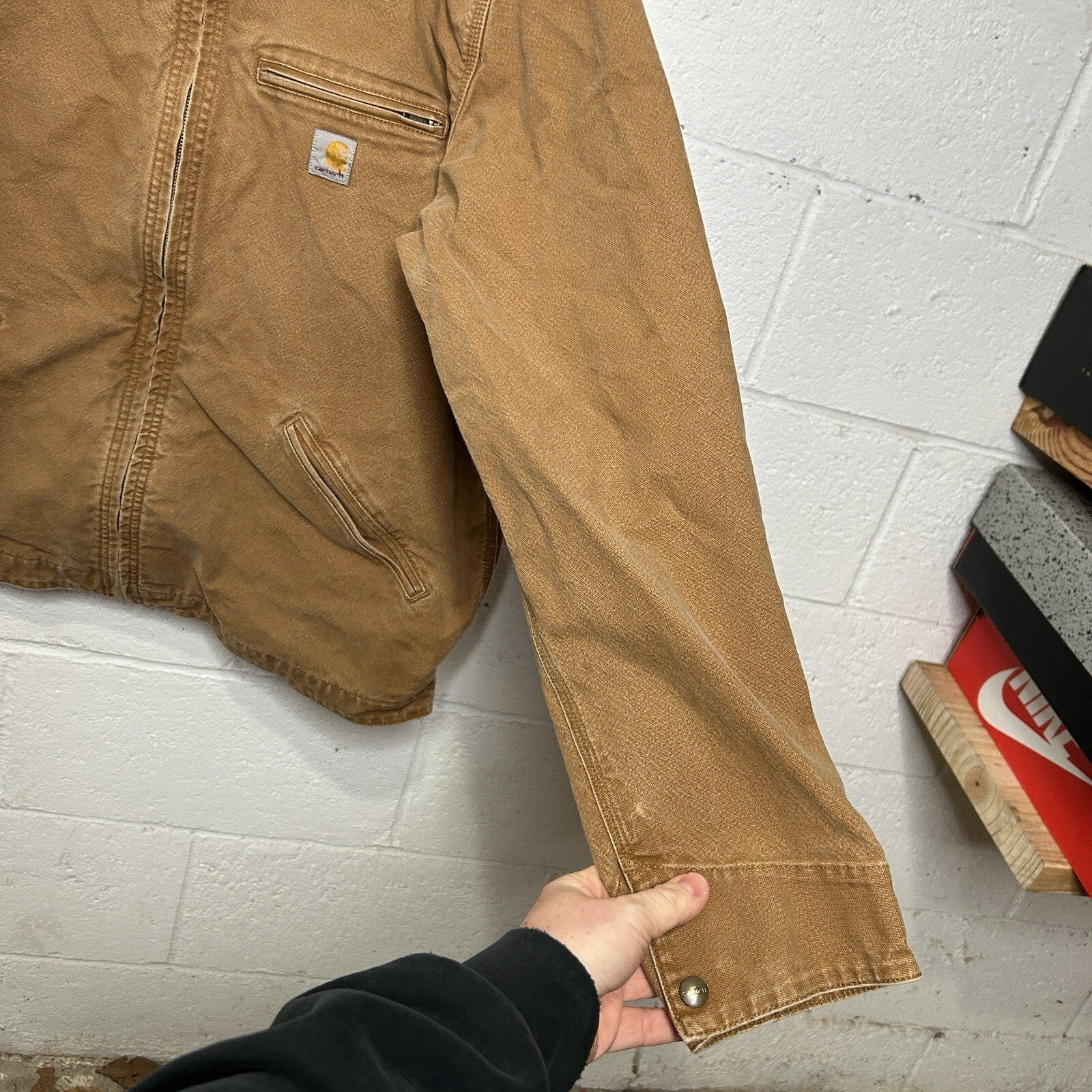 Carhartt Re-Engineered Rugged Flex Relaxed Fit Detroit Jacket “Brown” 106234 BRN