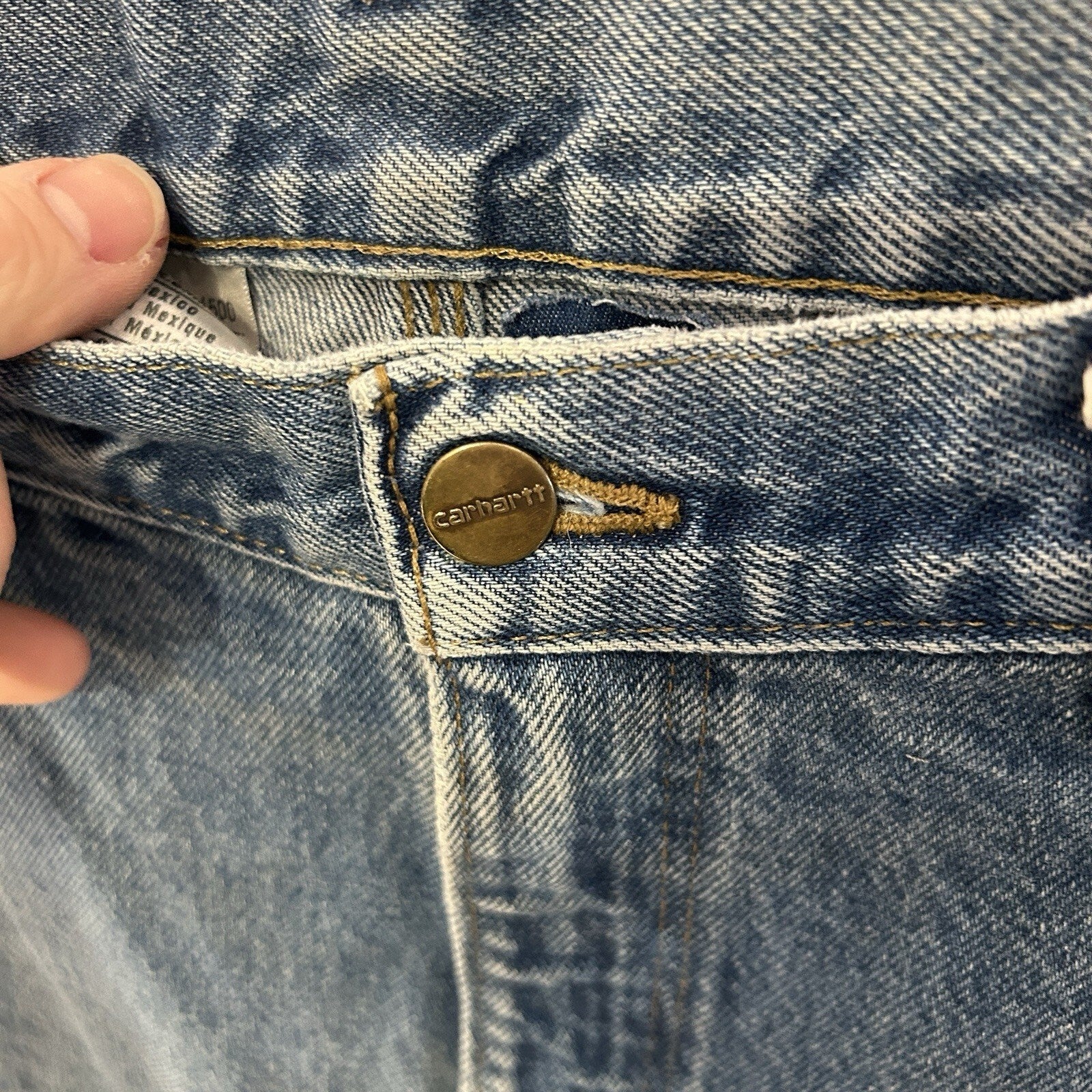 Vintage Carhartt Logger Denim DoubleKnee Pants “Darkstone”