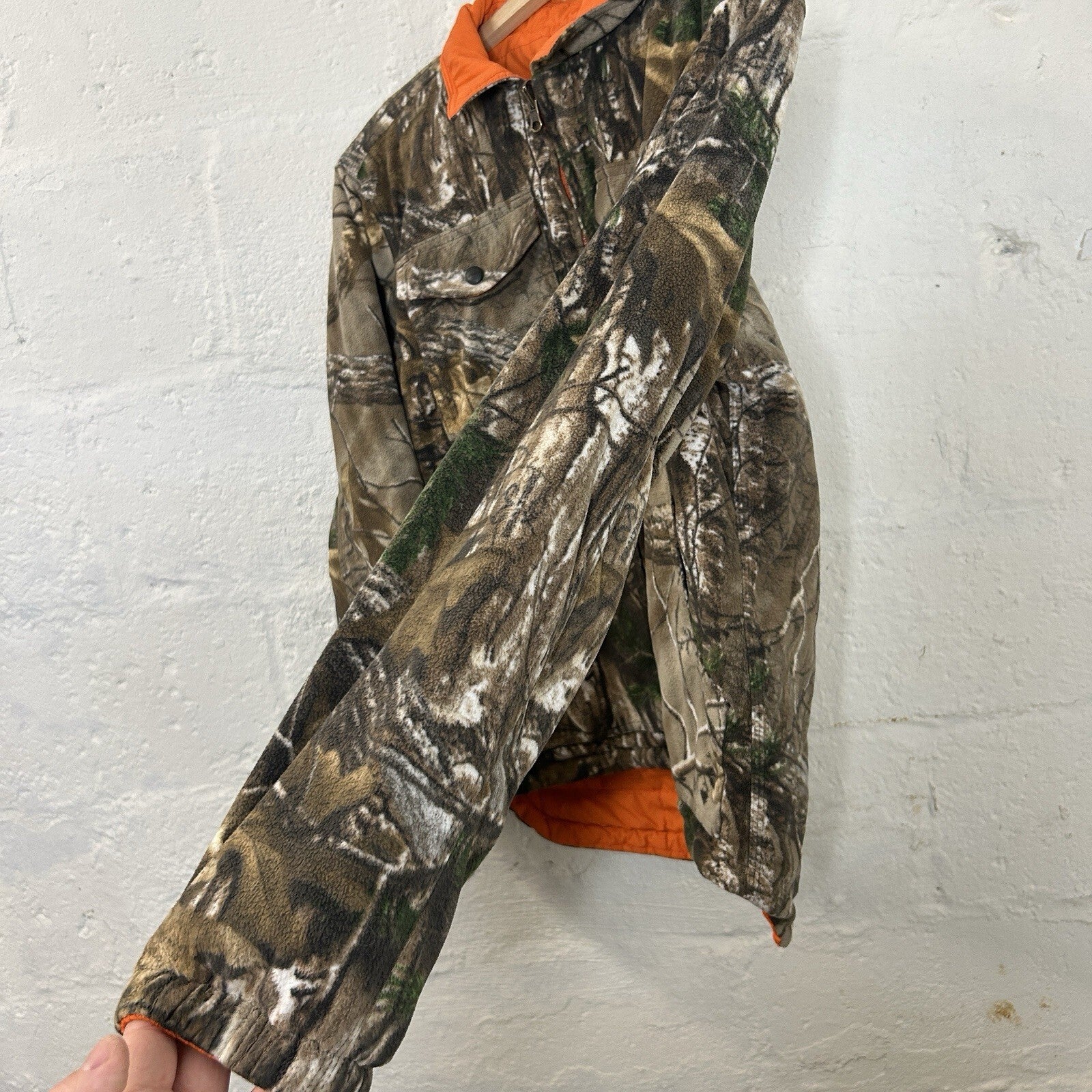 Carhartt Reversible Woodsville Jacket “Realtree Camo Blaze Orange” Men’s Small