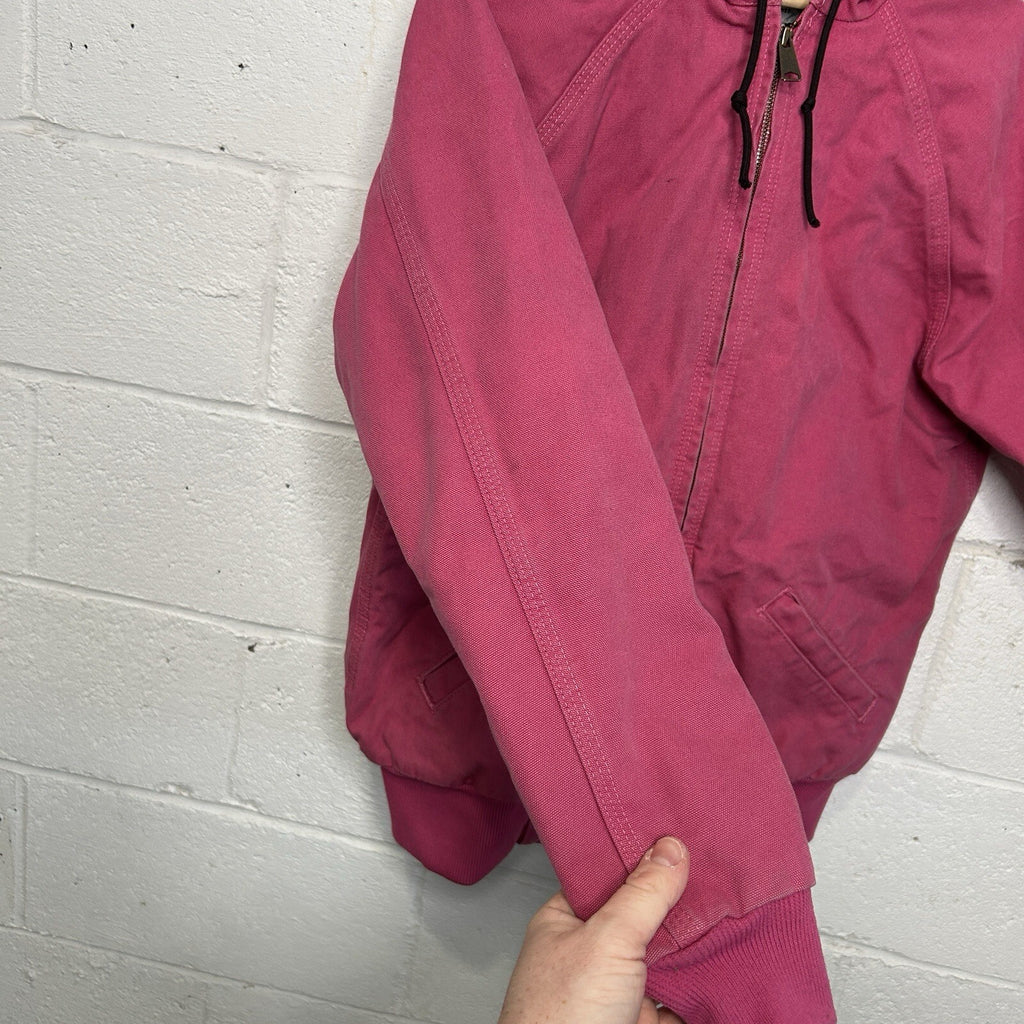 Y2K Carhartt Quilted Hooded Active Jacket “Tulip Pink” 100461-677 Women’s Small