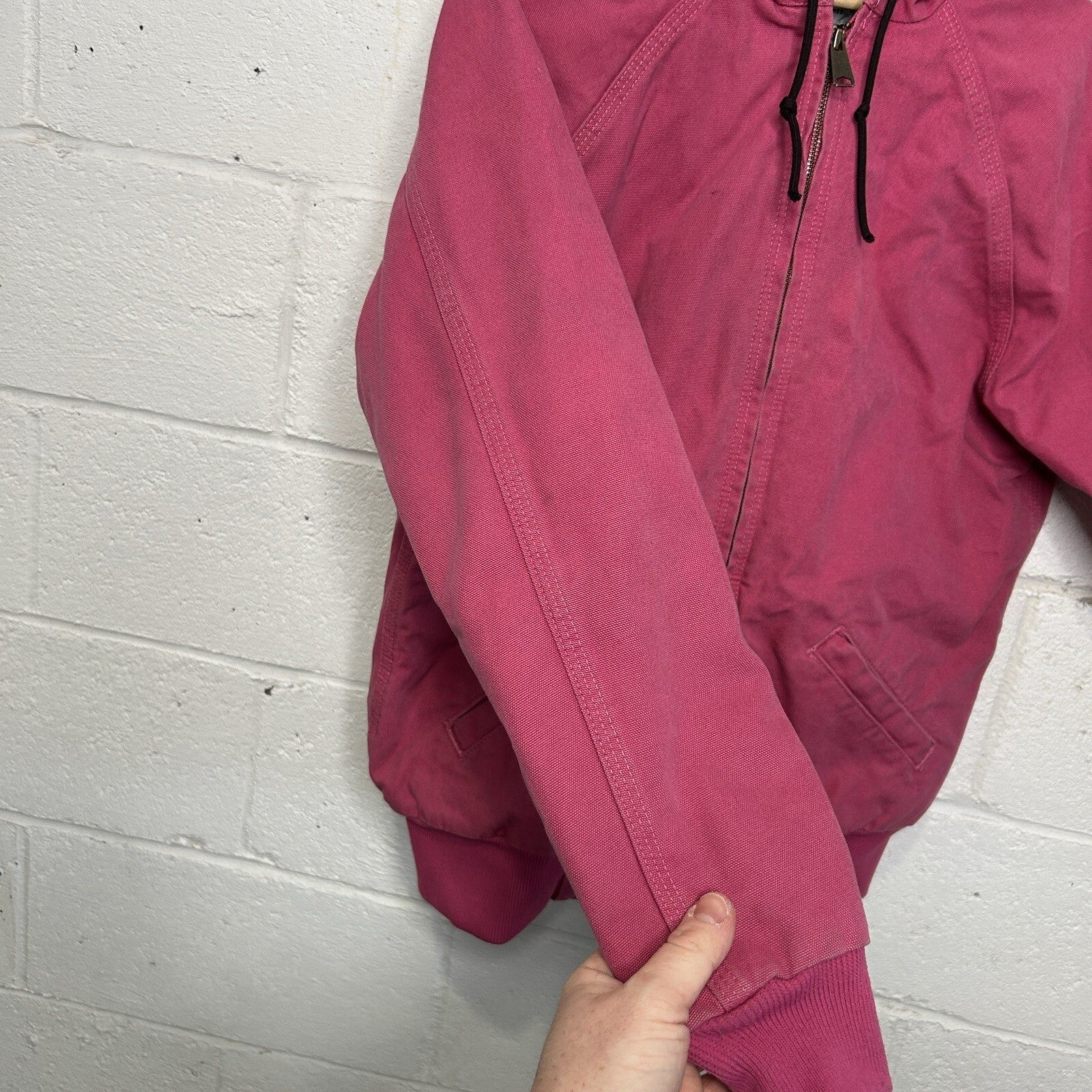 Y2K Carhartt Quilted Hooded Active Jacket “Tulip Pink” 100461-677 Women’s Small