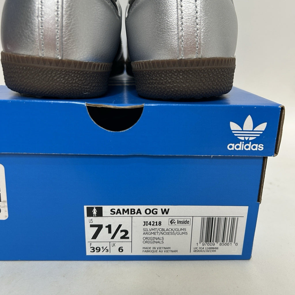 adidas Samba OG WMNS “Silver Metallic” JI4218 Women’s 7.5 New