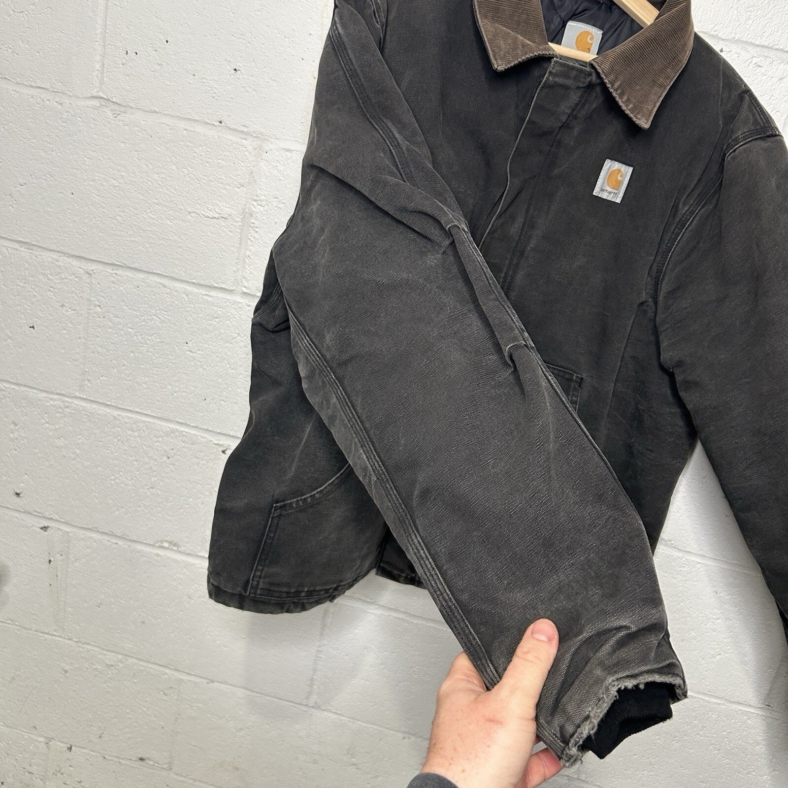 Vintage Carhartt Quilted Artic Jacket “Black” JQ185/J02 BLK Men’s X-Large