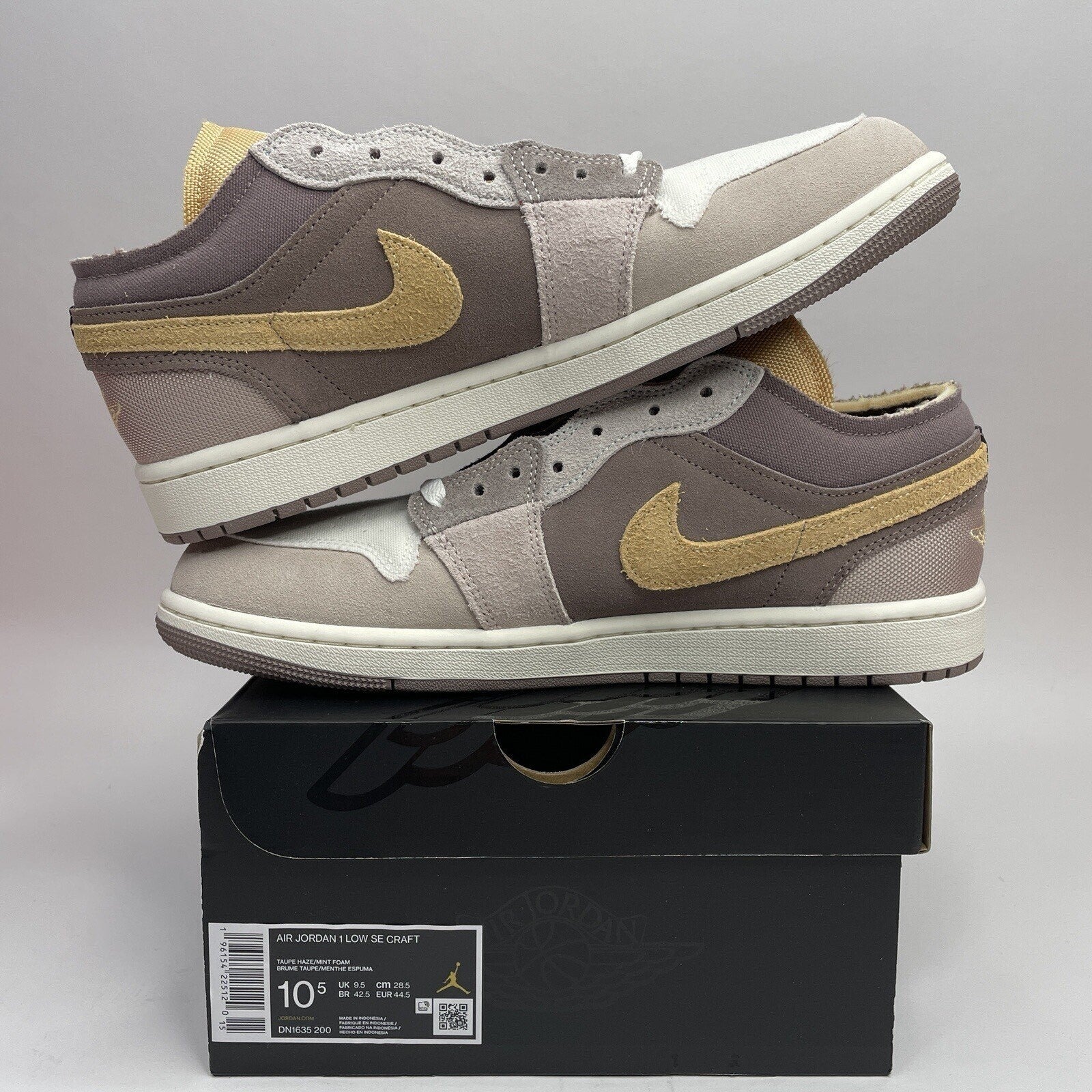 Nike Air Jordan 1 Low SE Craft “Taupe Haze” DN1635-200 Men’s 10.5 Brand New