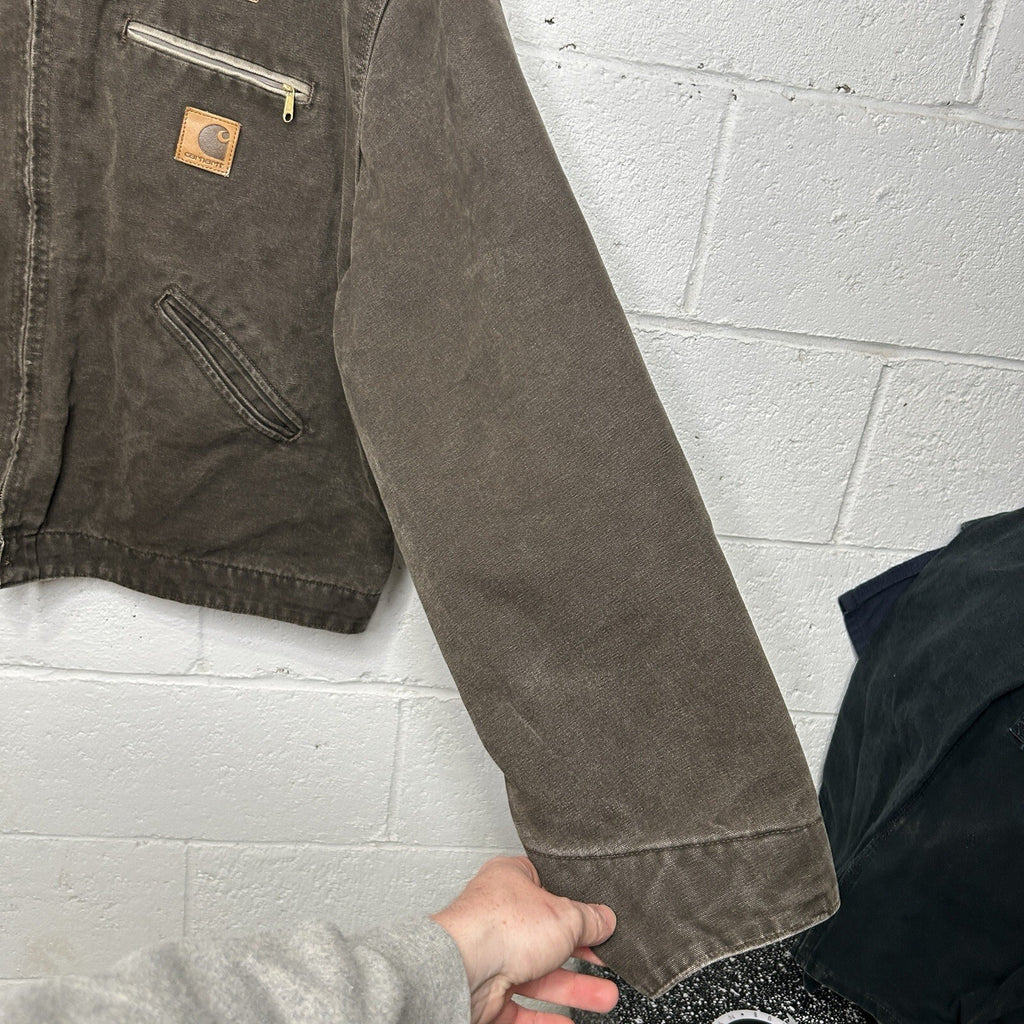 Vintage Carhartt Blanket-Lined Detroit Jacket “Timber” J97 TMB Men’s 2XL