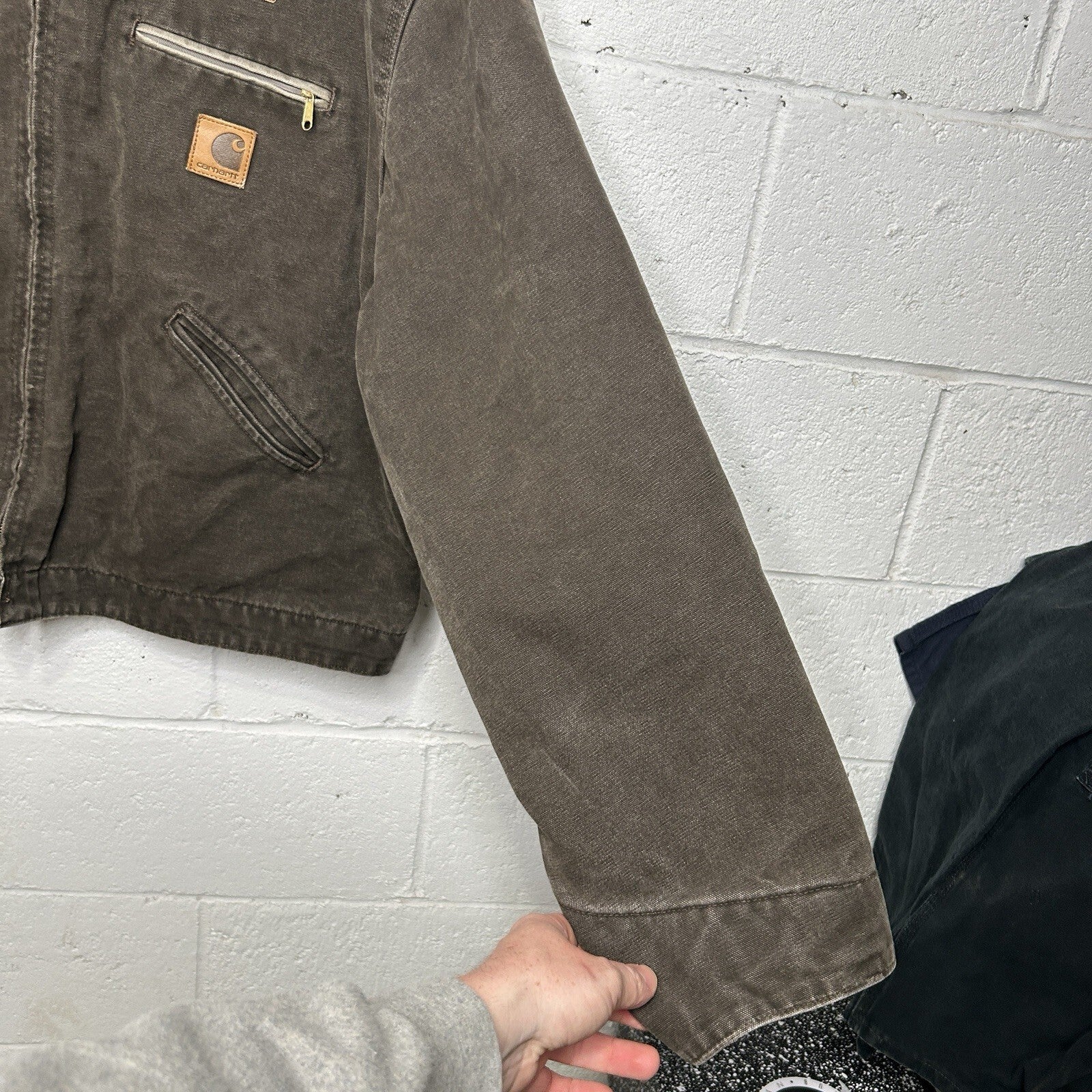 Vintage Carhartt Blanket-Lined Detroit Jacket “Timber” J97 TMB Men’s 2XL