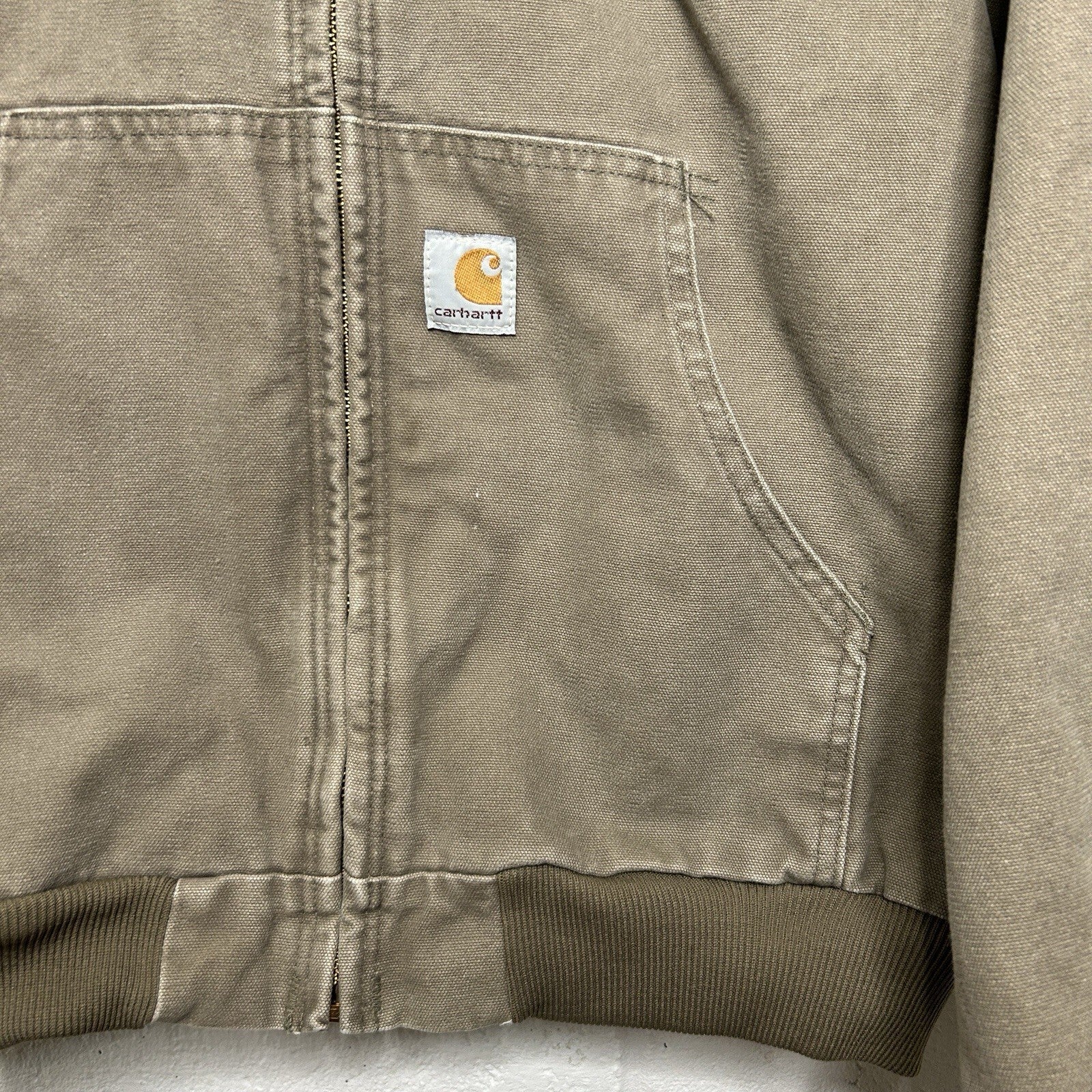 Y2K Carhartt Quilted Hooded Active Jacket “Desert” Y06 DES Youth XL/Women’s XS