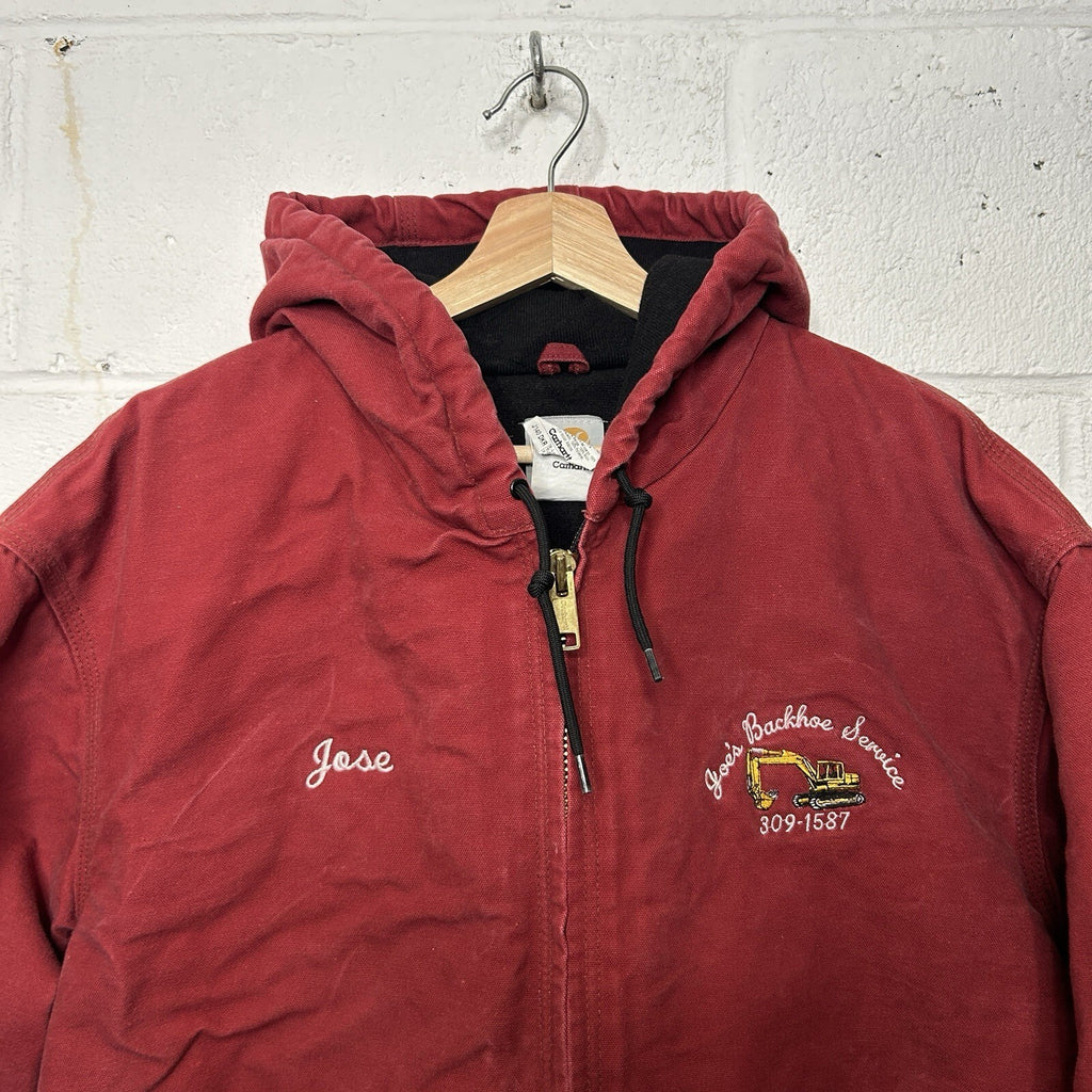 Vintage Carhartt Quilted Active Jacket “Dark Red” J140 DKR Men’s X-Large Worn