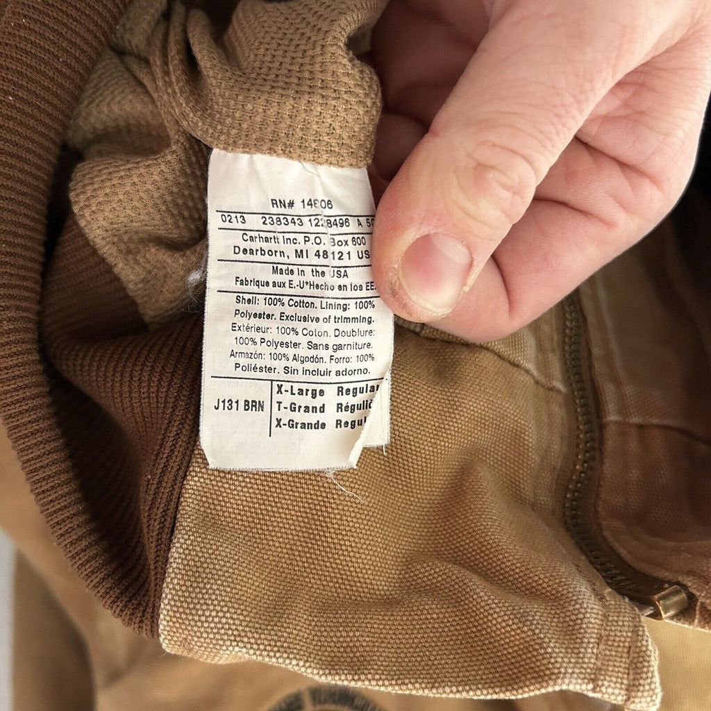 Vintage Carhartt Thermal-Lined Active Jacket “Tan” J131 BRN