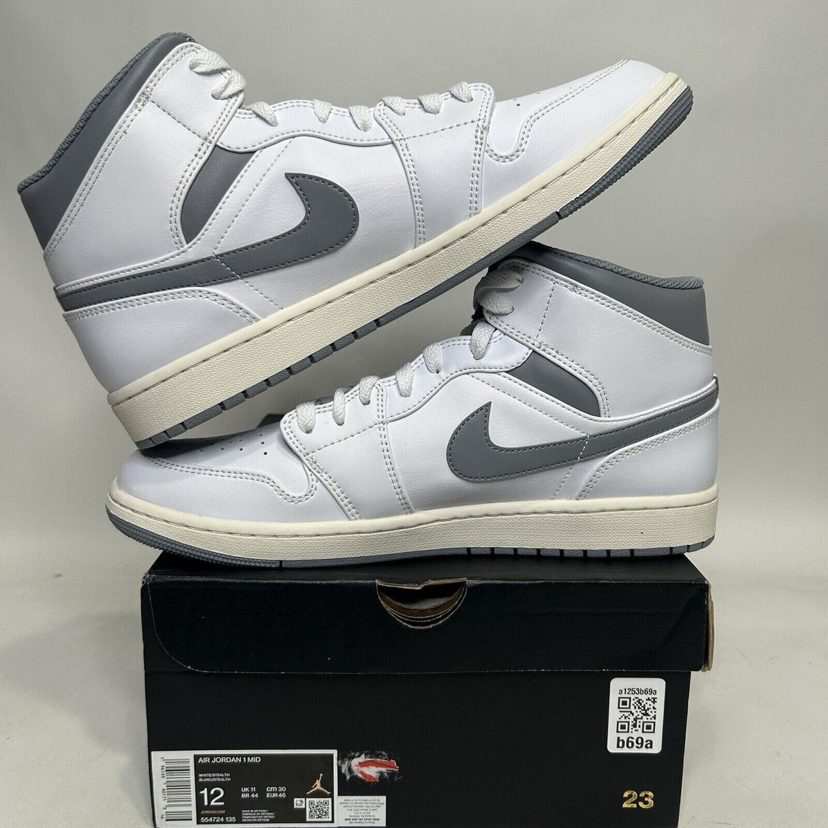 Nike Shoes Air Jordan 1 Mid Retro “Neutral Grey” 2024