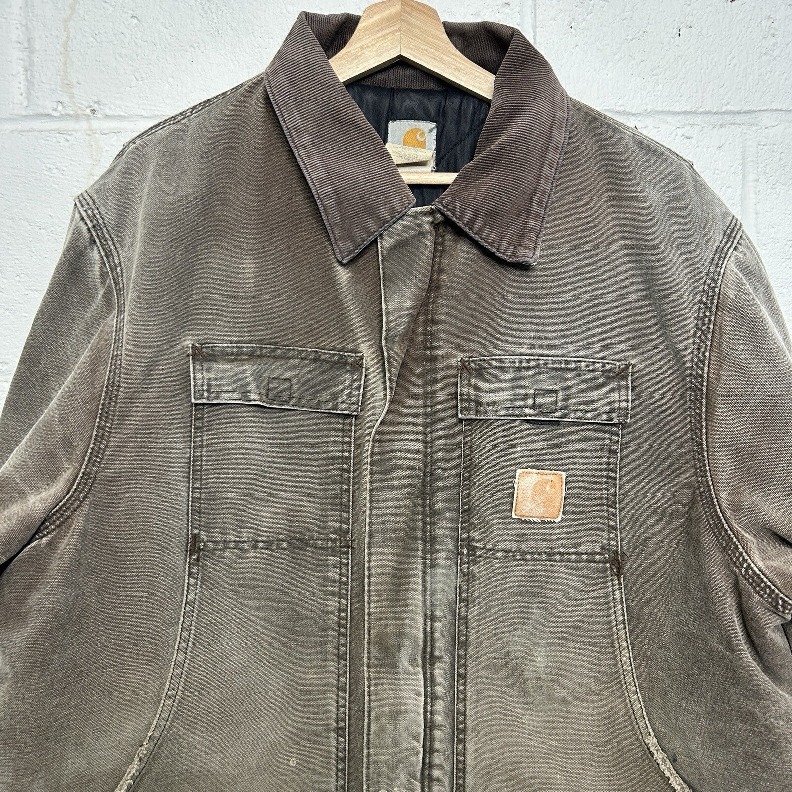Vintage Carhartt Quilted Artic Jacket “Chestnut” C26 CHT Men’s X-Large