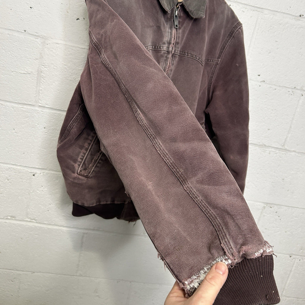Vintage Carhartt Quilted Santa Fe Jacket “Burgundy” J14 BRG Men’s Large