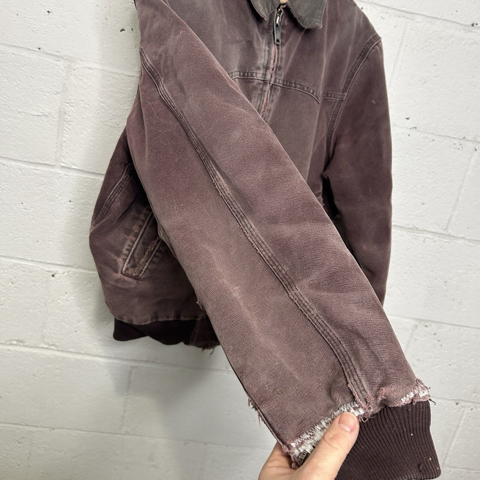 Vintage Carhartt Quilted Santa Fe Jacket “Burgundy” J14 BRG Men’s Large