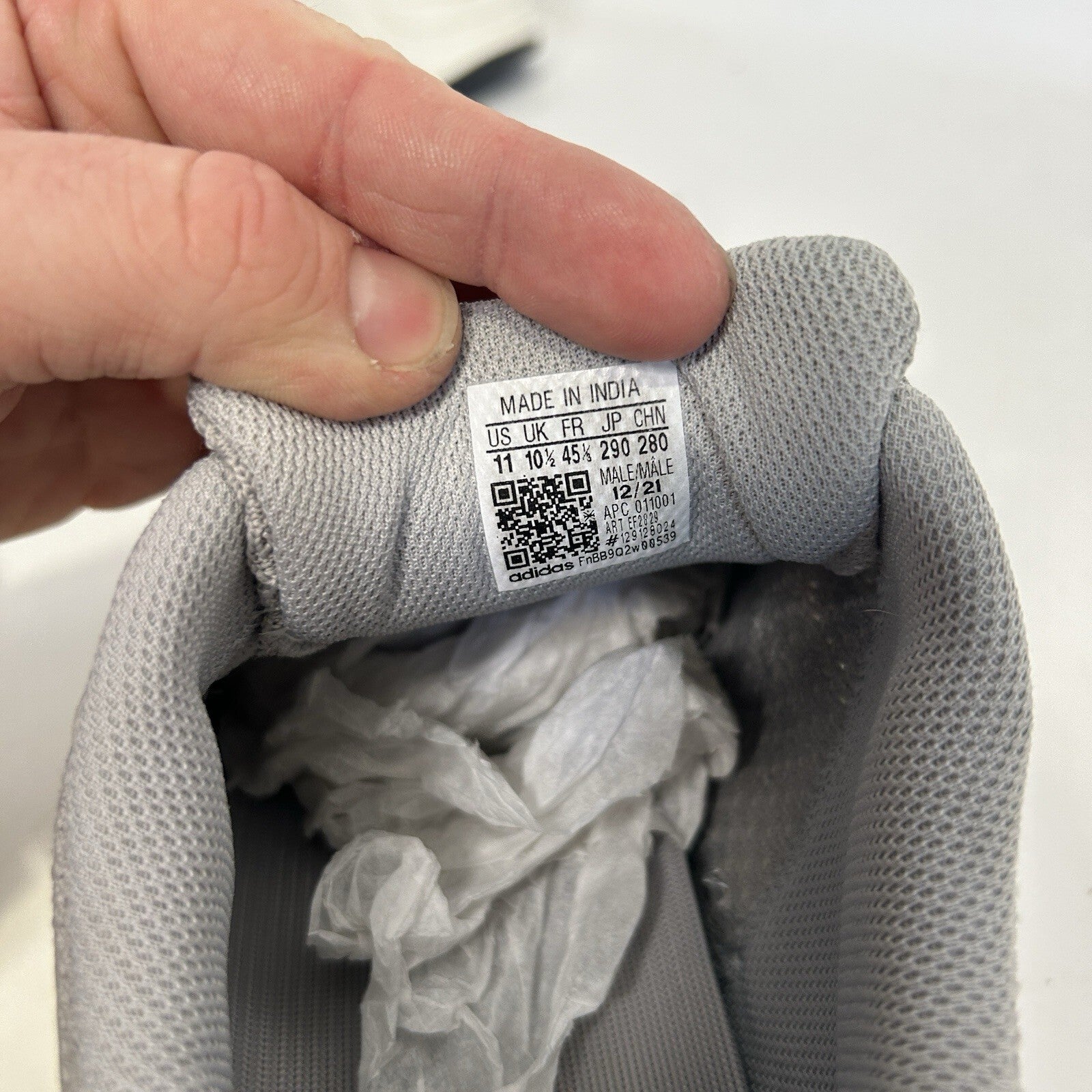 Adidas Yeezy Boost 700 V2 Static Grey White” Running Sneakers EF2829 Men’s 11