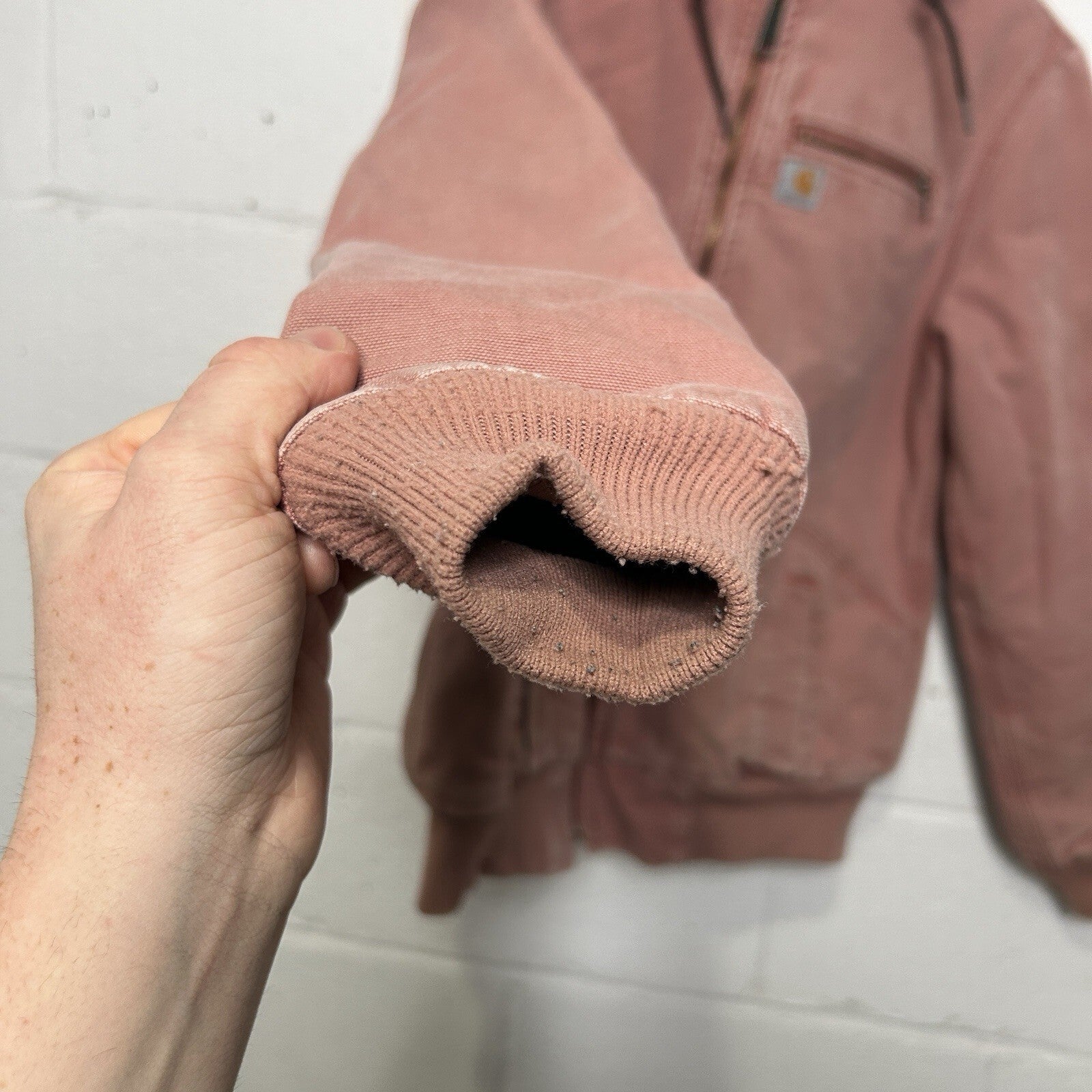 Carhartt Sherpa-Lined Wildwood Jacket “Dried Pink Rose 100815-680 Women’s Small
