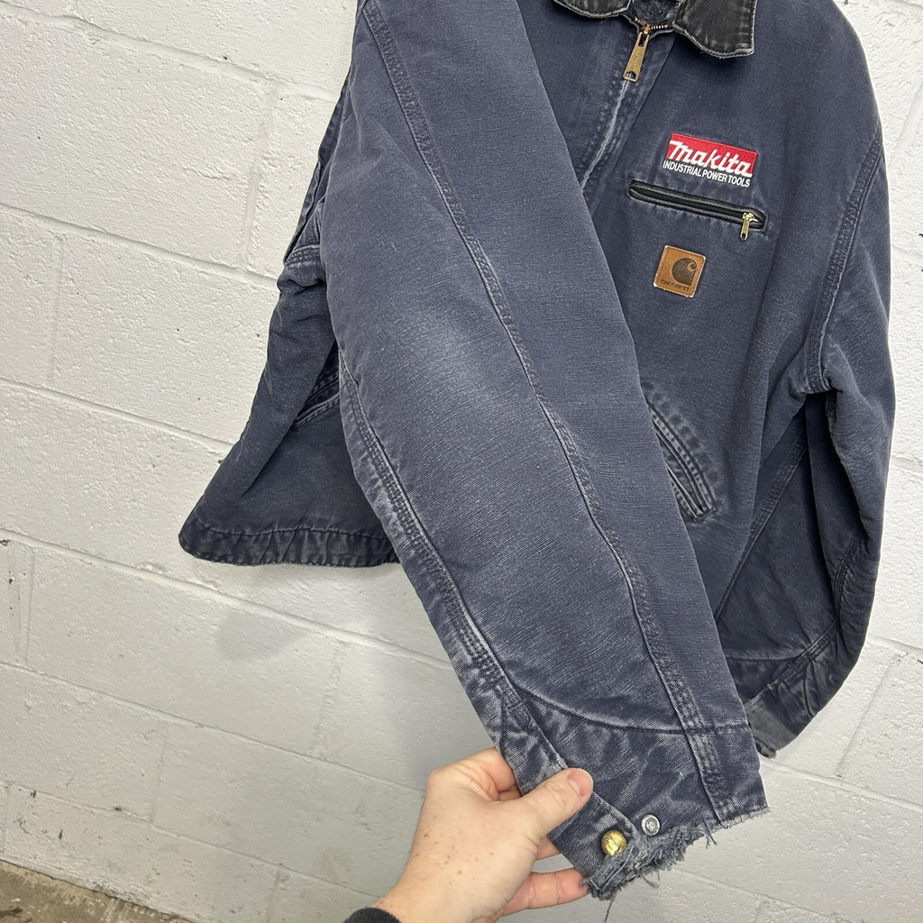 Vintage Carhartt Blanket-Lined Detroit Jacket “Petrol” Makita J64 PTL Men’s XL