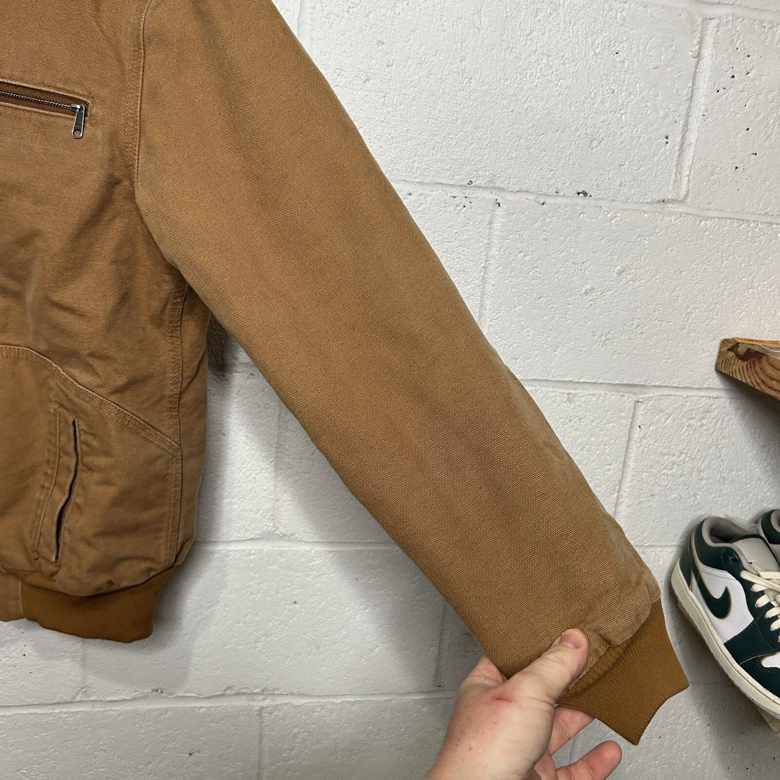 Carhartt Sherpa-Lined Wildwood Jacket “Brown” 100815-211 Women’s Medium