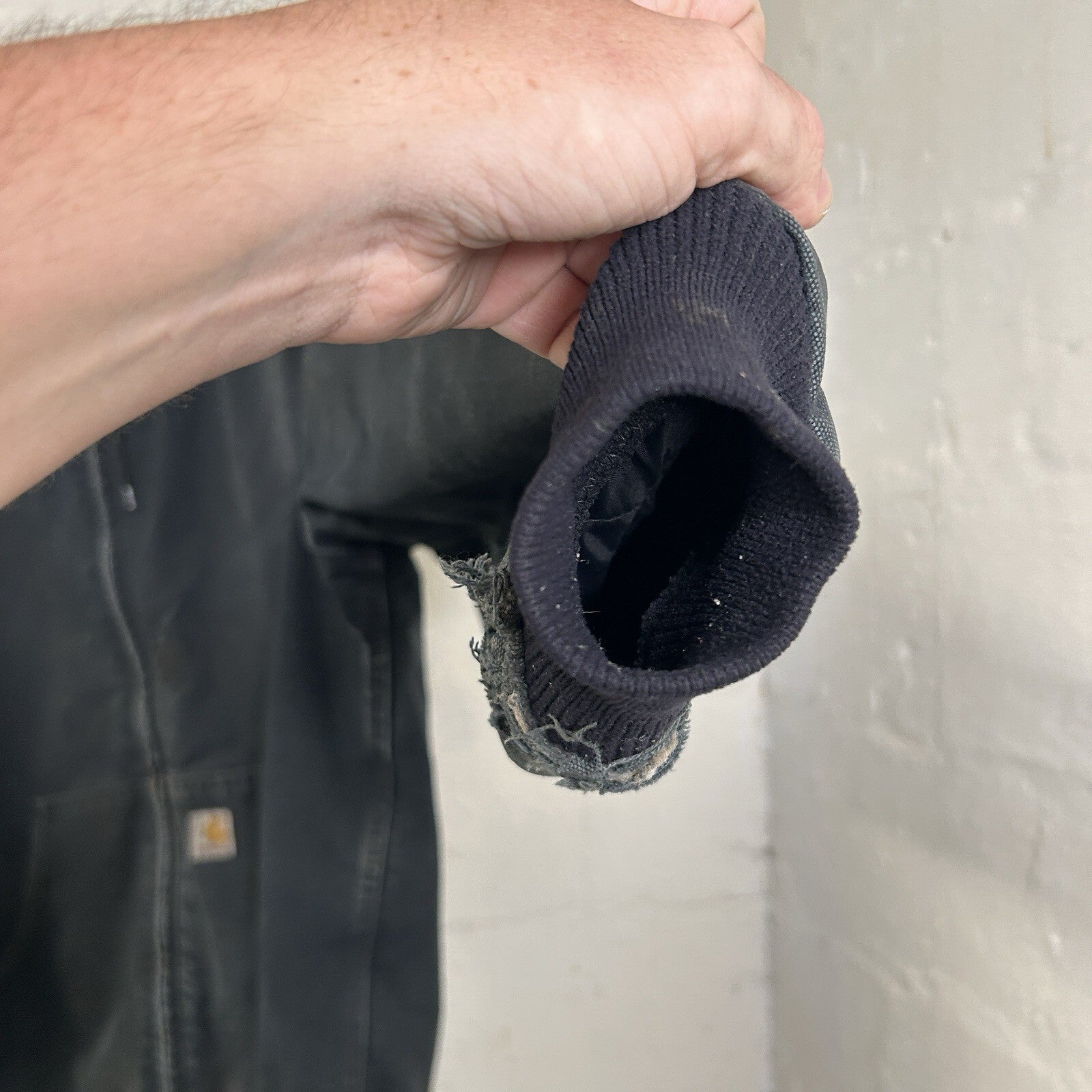 Vintage Faded Carhartt Quilted Active Jacket “Black” J140 BLK Men’s X-Large