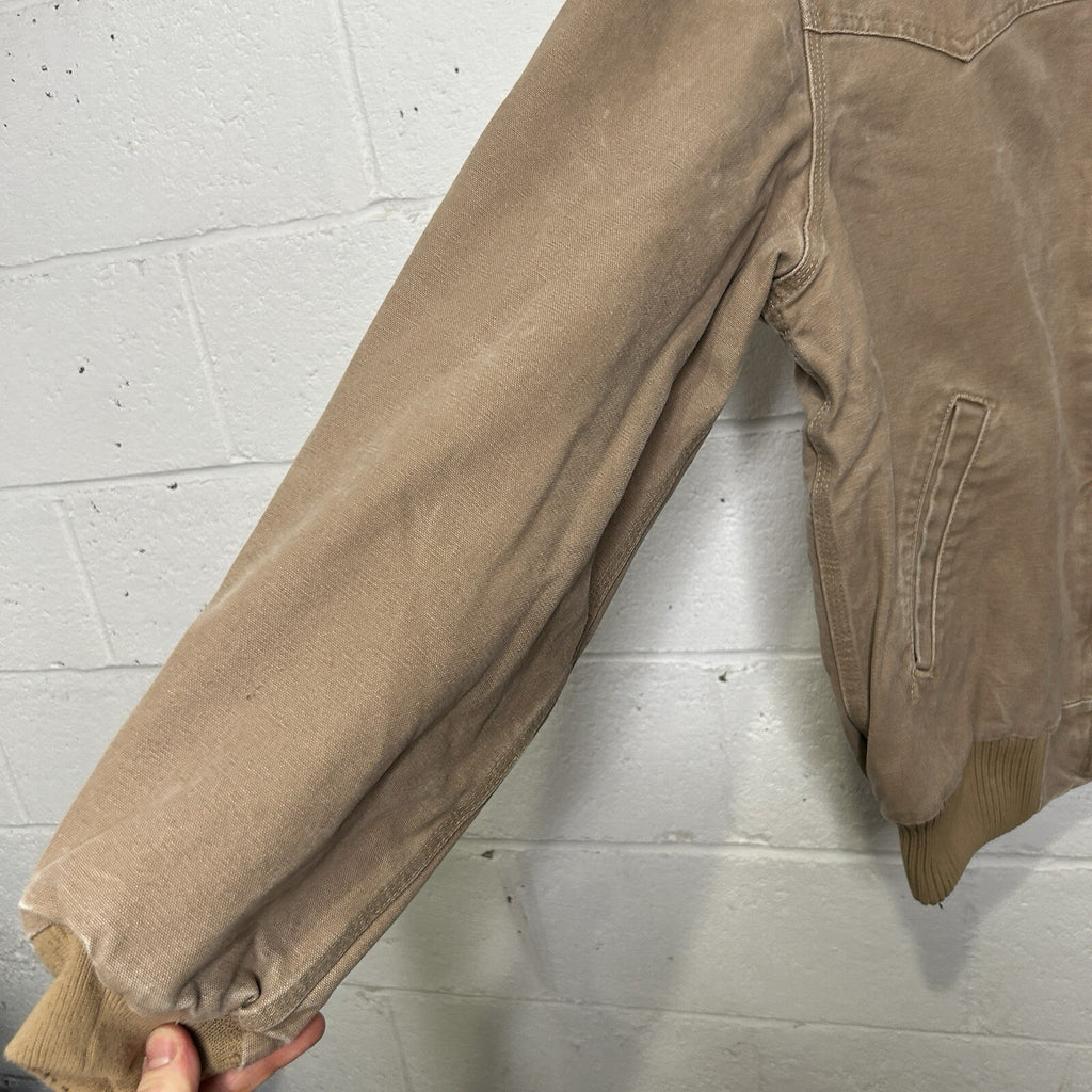 Vintage Carhartt Quilted Santa Fe Jacket “Saddle” J14 SDL Men’s Medium