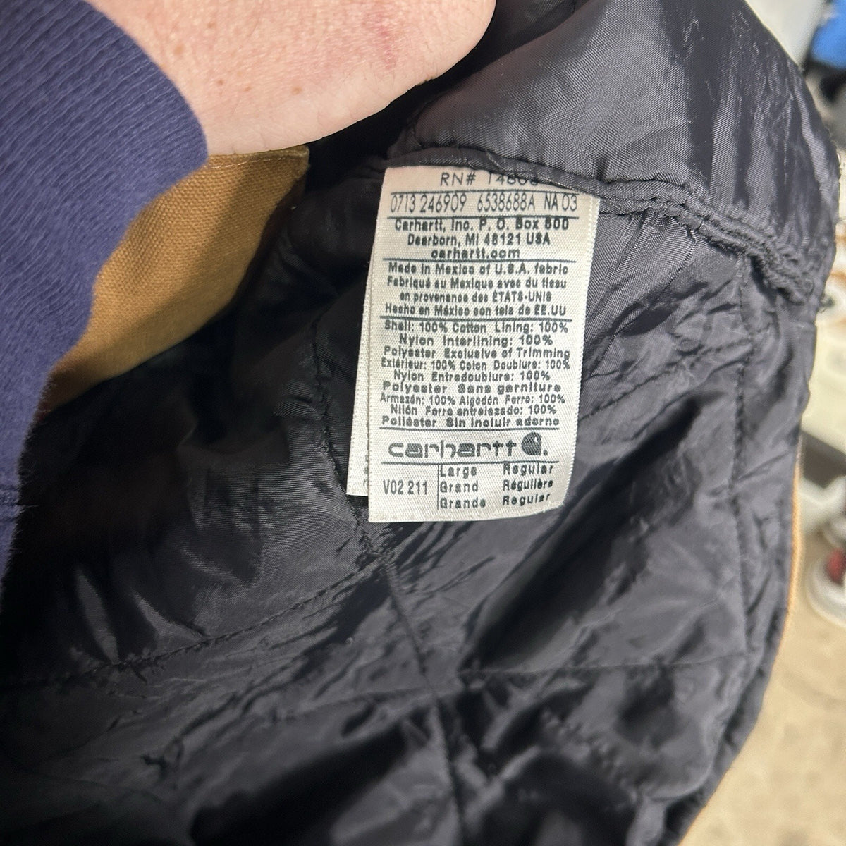 Carhartt Quilted Artic Vest “Brown” V02-211