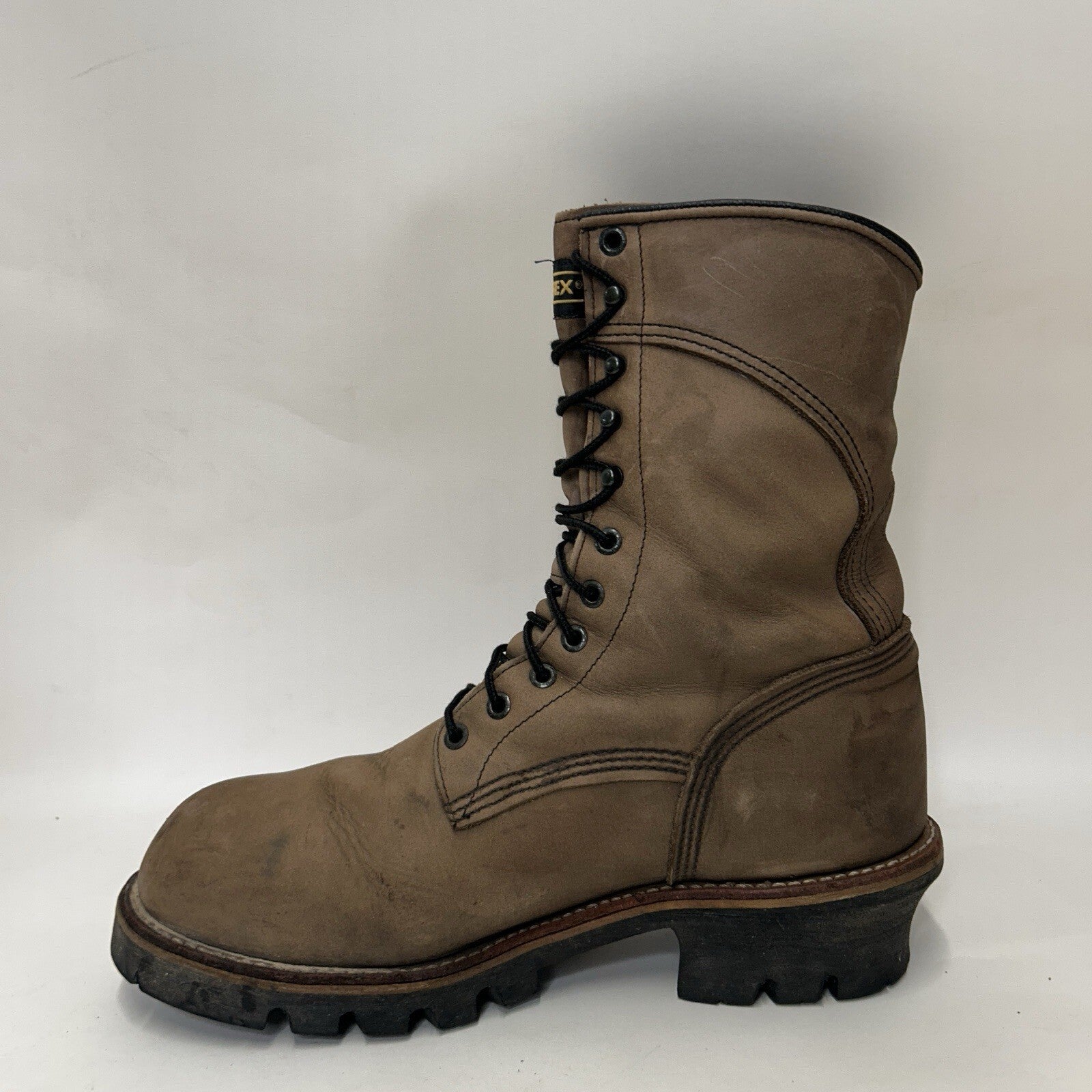 Red Wing 2292 Steel Toe Gore-Tex Logger Boots “Grey Brown” Men’s 11D