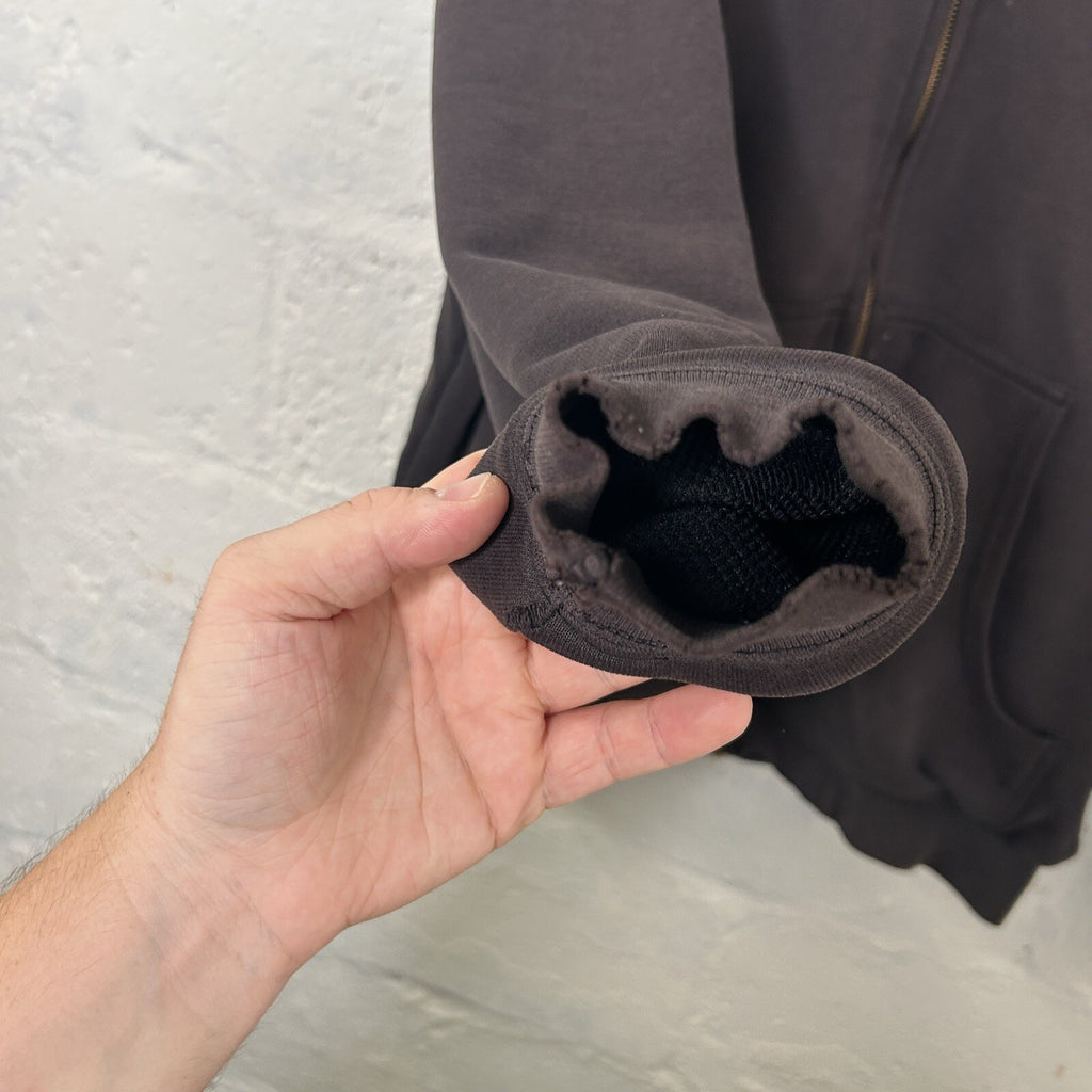 Vintage Faded Carhartt Thermal-Lined Hooded Zip-Up Jacket “Black” J149 Men’s LRG