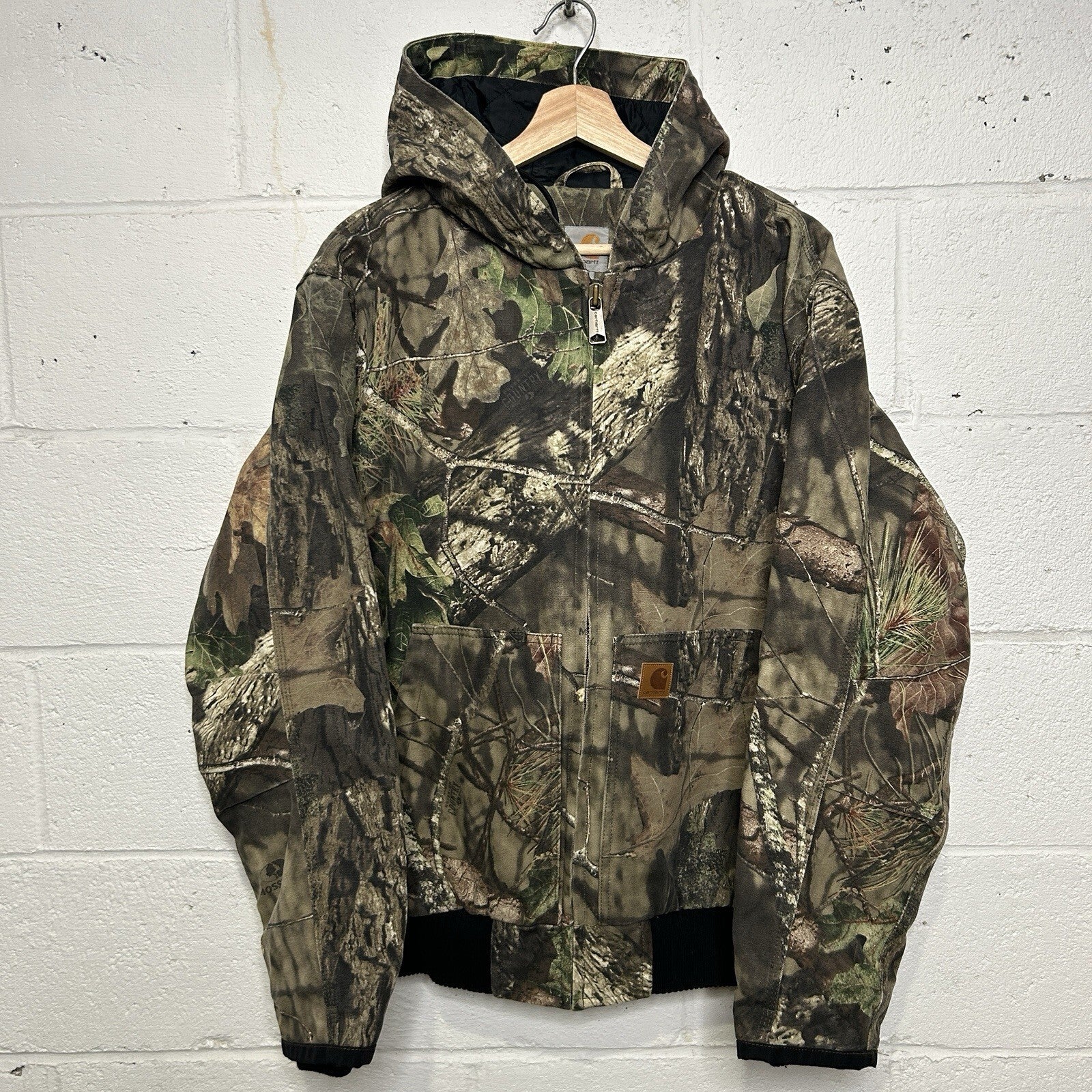 Carhartt Quilt-Lined Active Jacket “Mossy Oak Camo” 104457-340 Men’s Medium