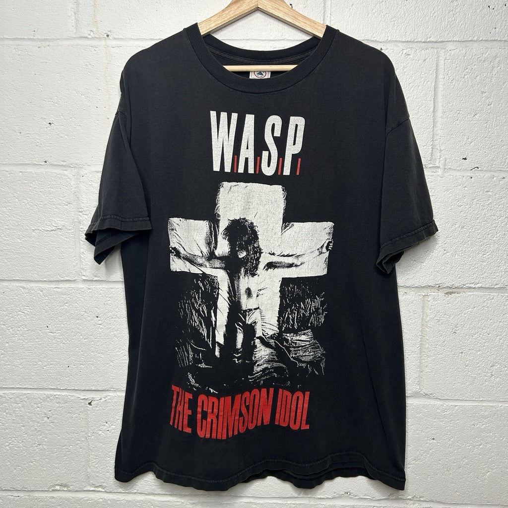 Vintage W.A.S.P. Crimson Idol Jonathan Lives Here 1992 Tour Tee Men’s X-Large
