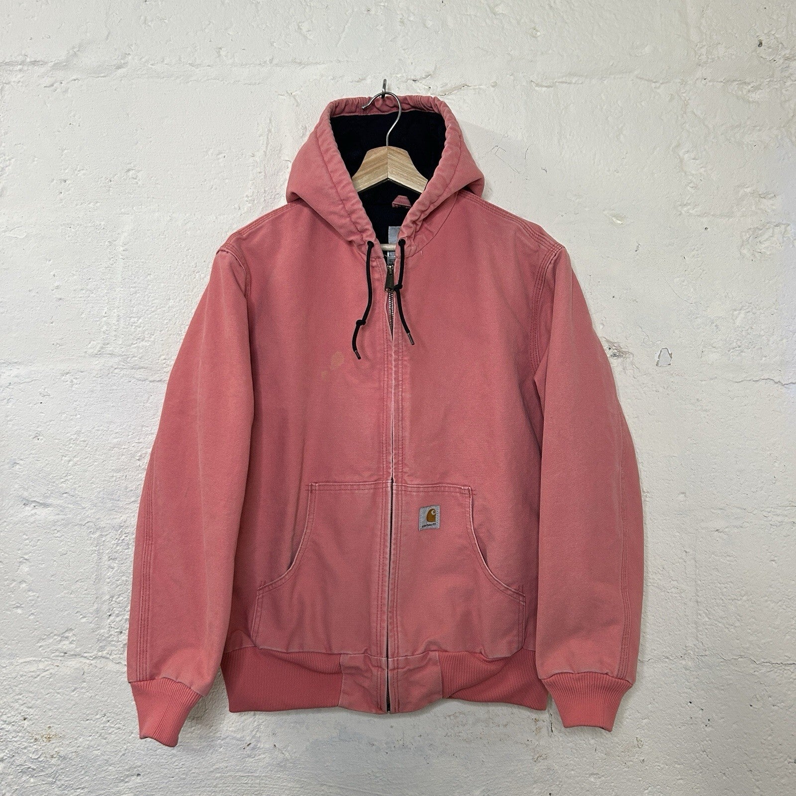 Y2K Carhartt Hooded Active Jacket “Sherbet Pink” WJ130 SBT Women’s Medium