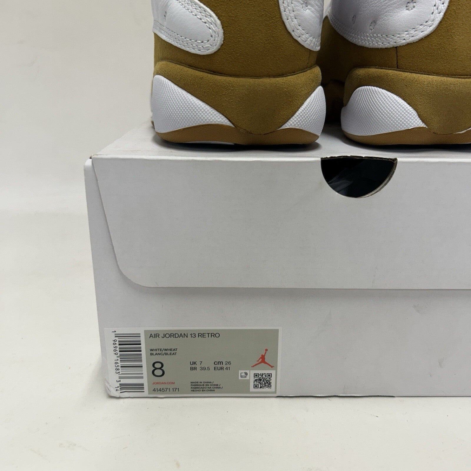 Nike Air Jordan 13 Retro “Wheat White” 2023 414571-171 Men’s 8 New