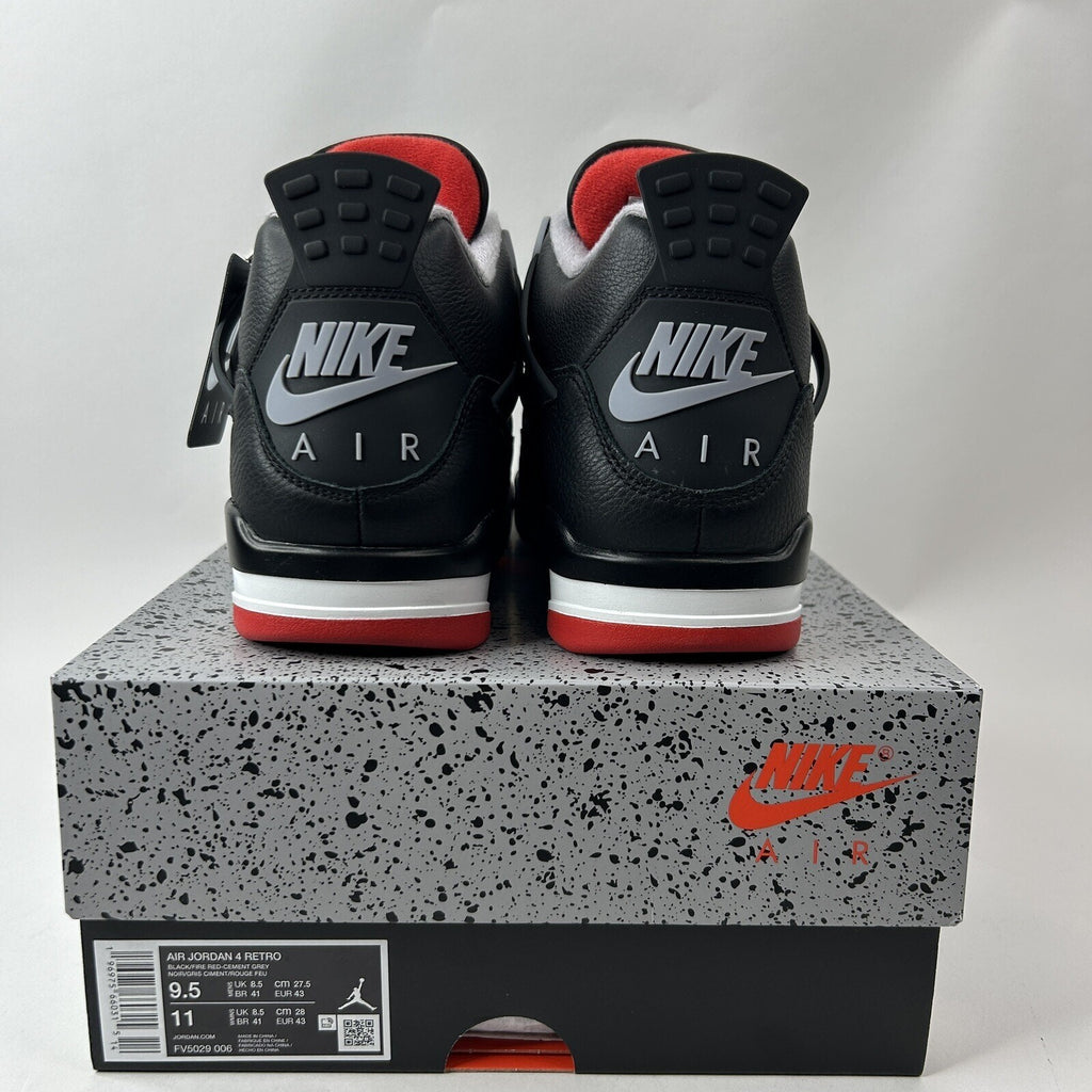 Nike Air Jordan 4 Retro Reimagined “Bred” FV5029-006 Men’s 9.5 New