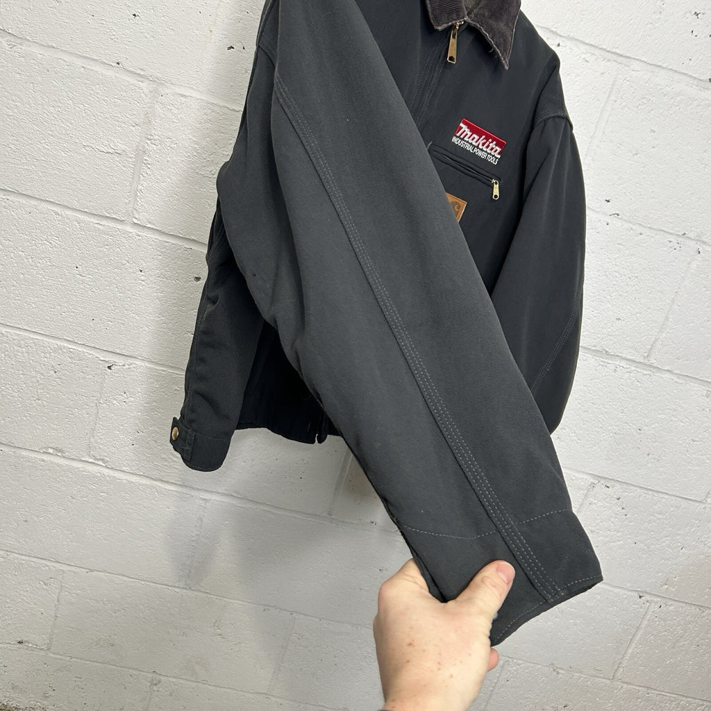 Vintage Carhartt Blanket-Lined Detroit Jacket “Charcoal” J128 CHR Men’s X-Large