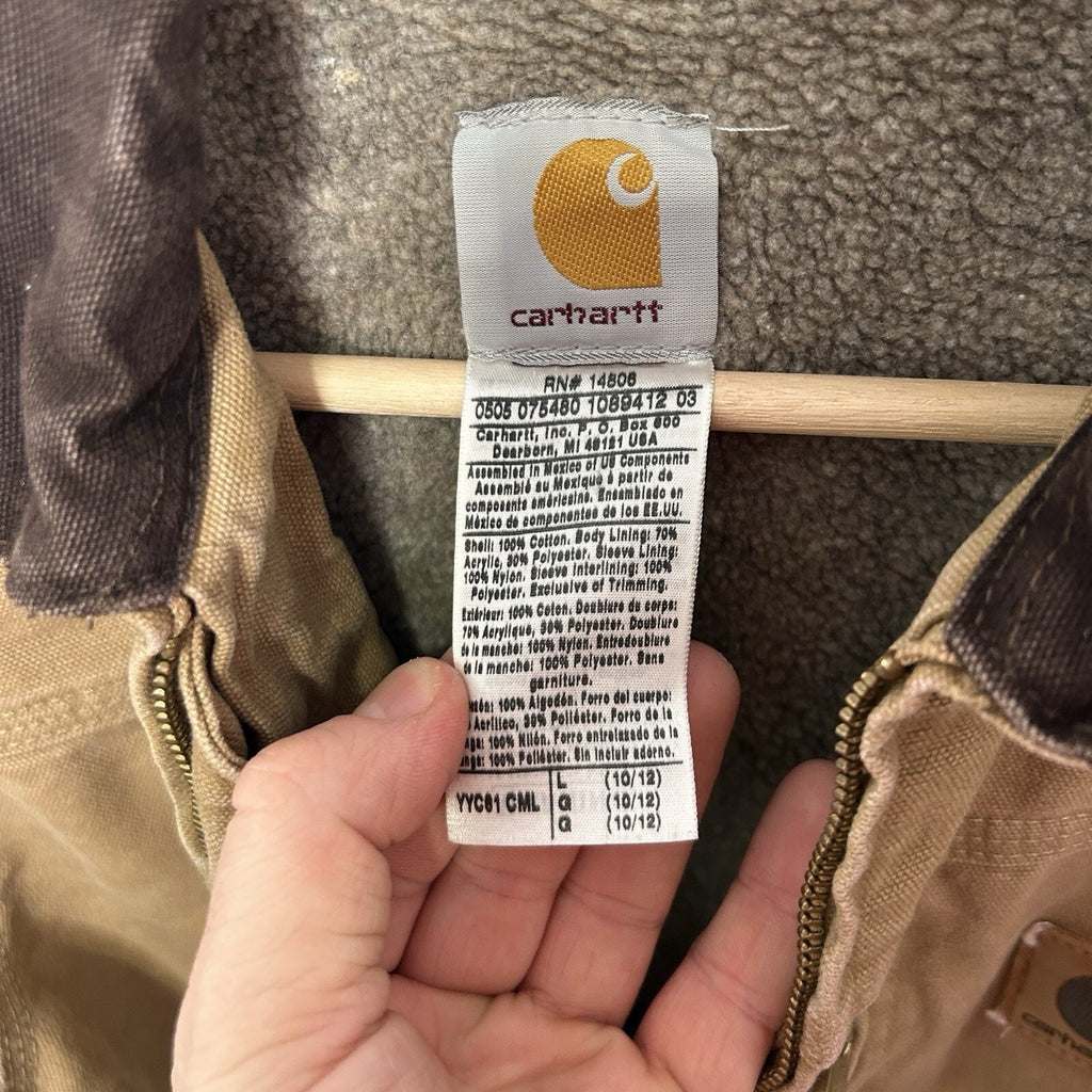 Vintage Carhartt Sherpa-Lined Ridge Jacket “Camel” YYC61 CML