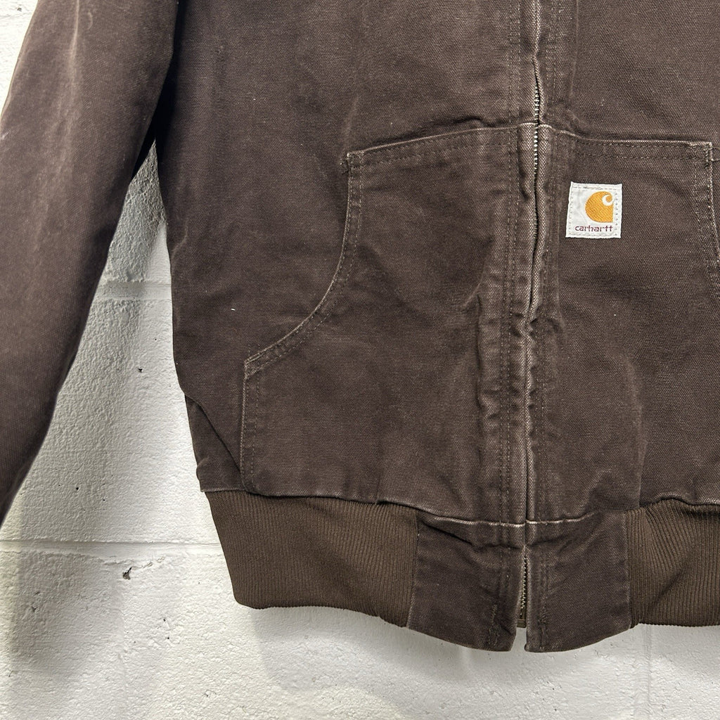 Y2K Carhartt Quilted Hooded Active Jacket “Dark Brown” WJ130 DKB Women’s XS