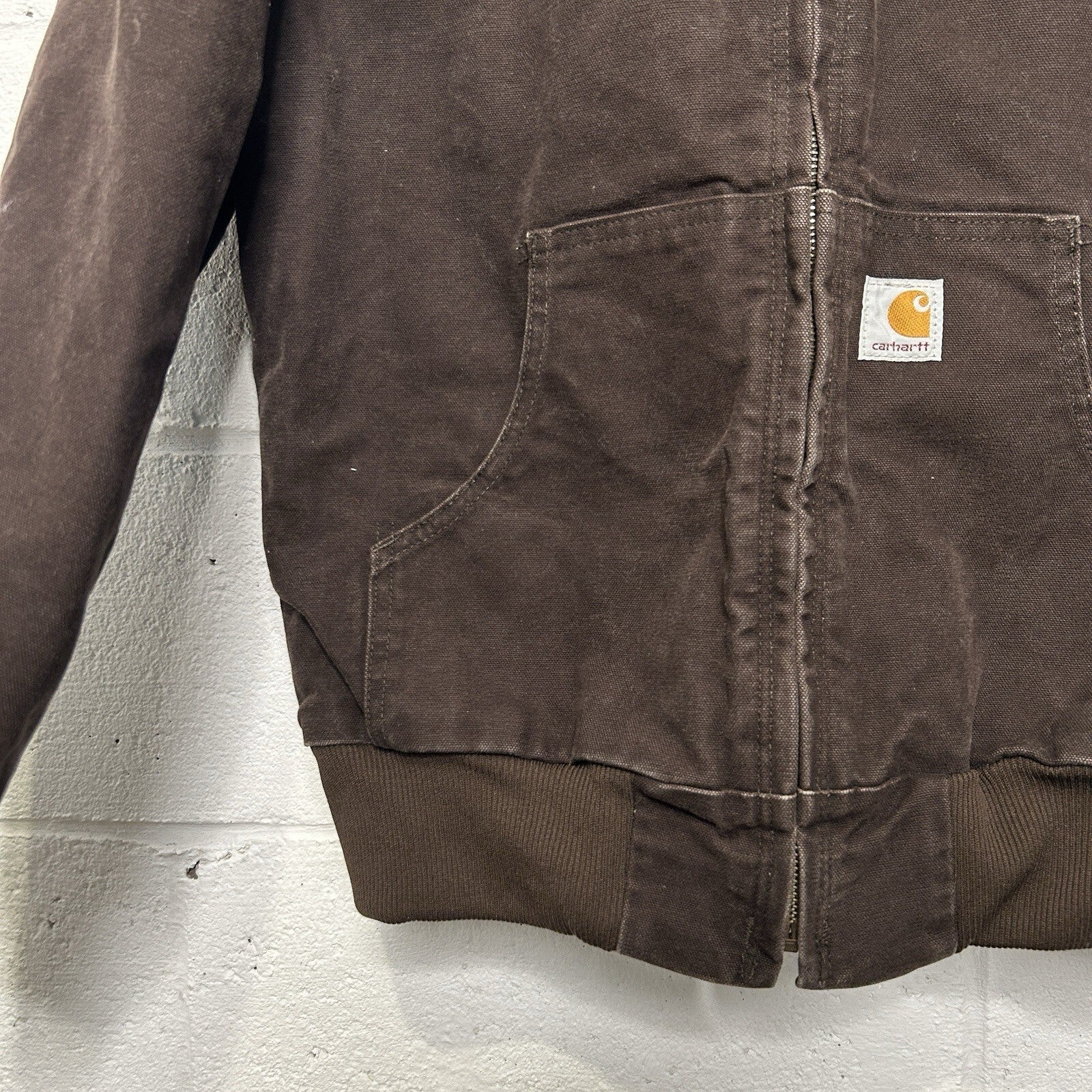 Y2K Carhartt Quilted Hooded Active Jacket “Dark Brown” WJ130 DKB Women’s XS